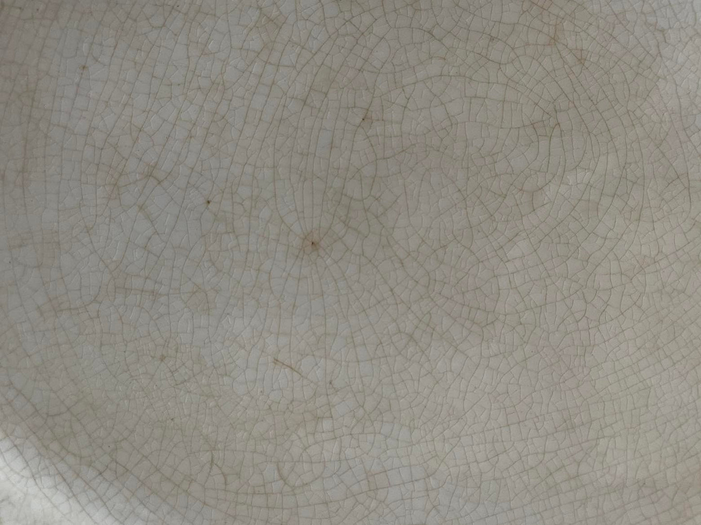 Creil et Montereau - hand painted oval serving plate