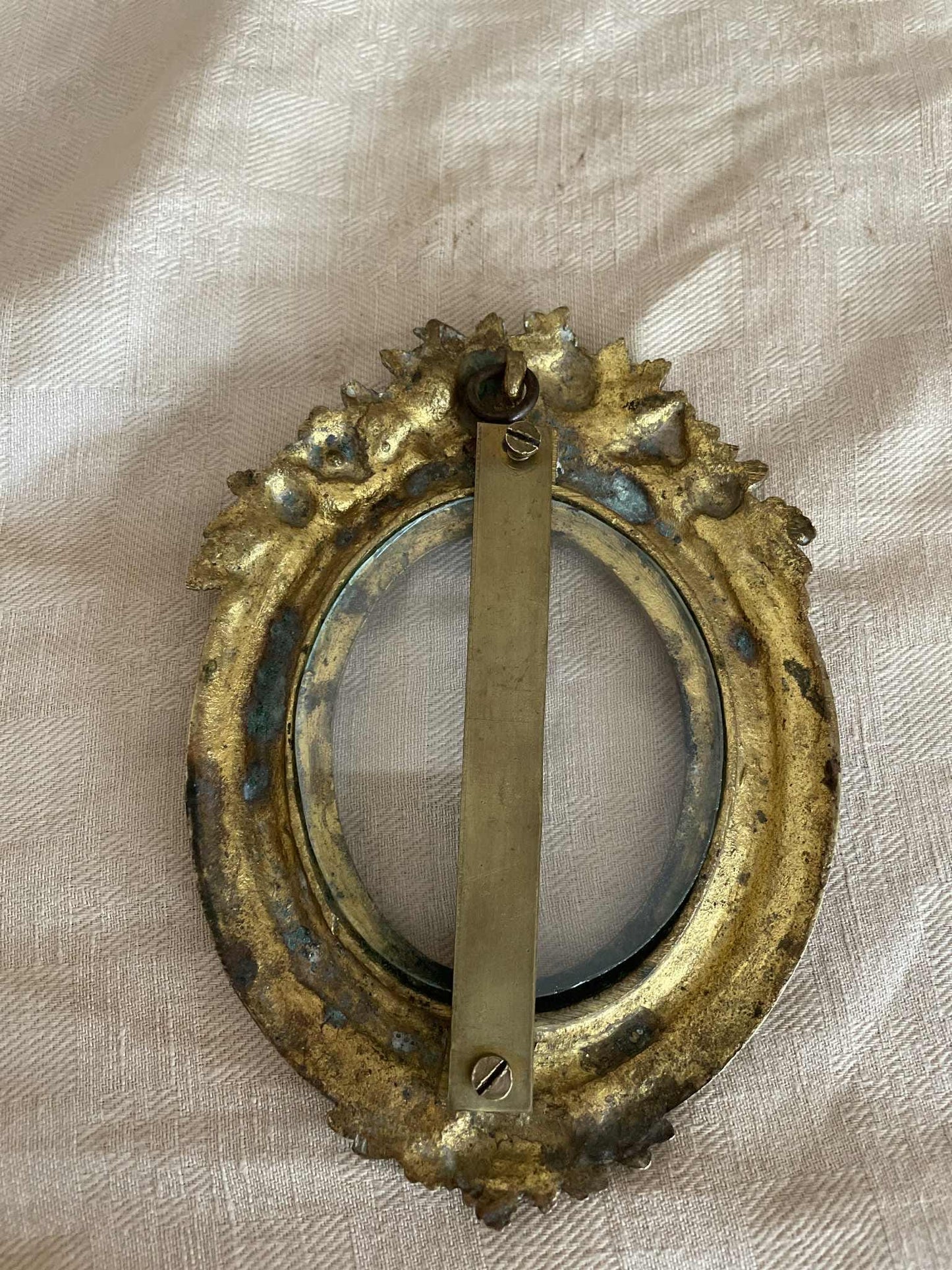 19th Century Napoleon 111 gilt bronze frame