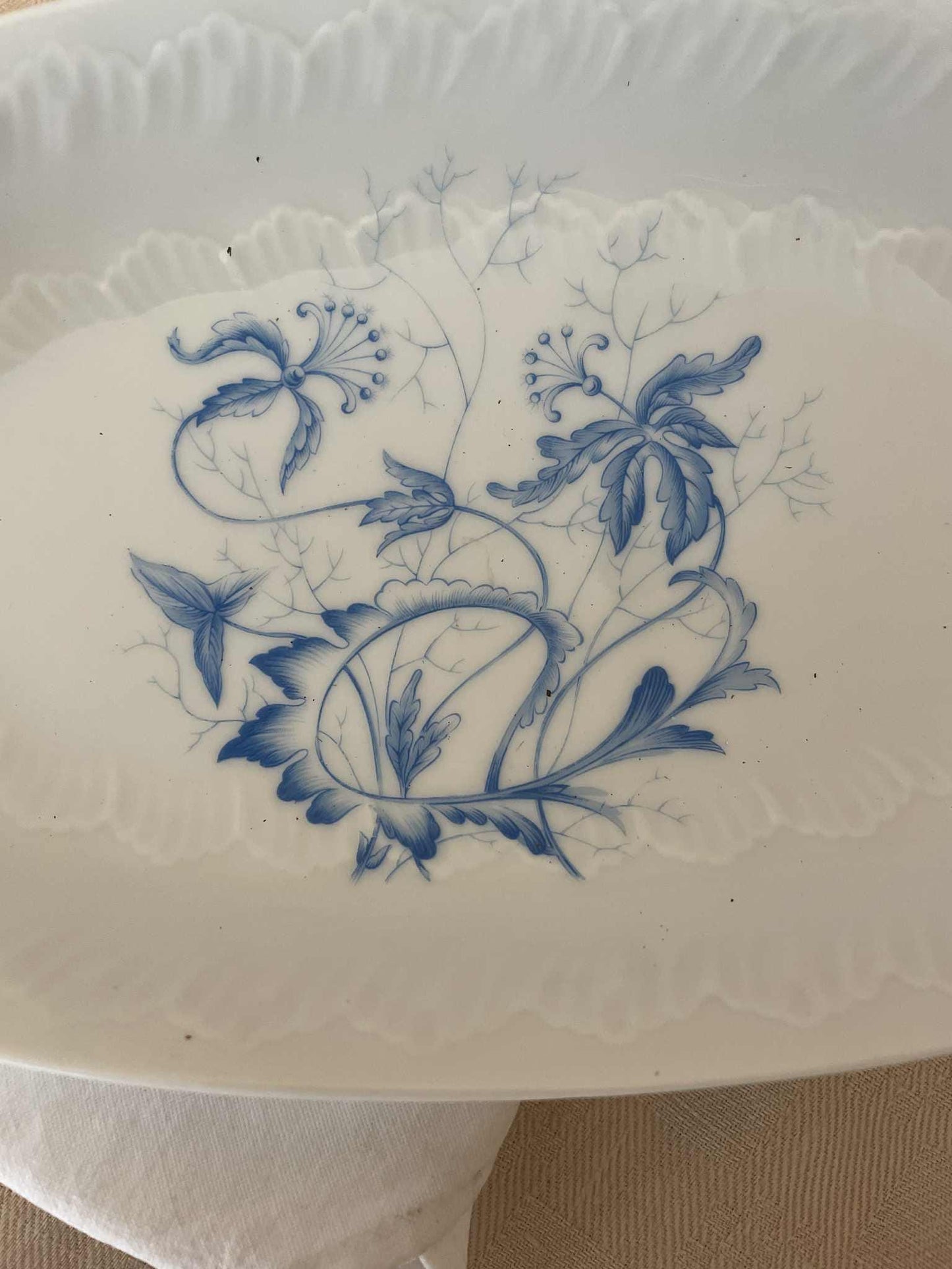 Limoges White Porcelain ravier/ serving dish