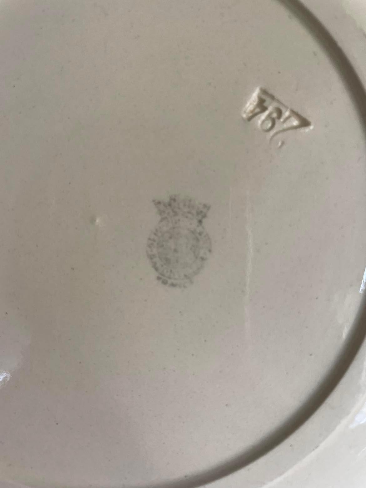 Badonviller 12 sided shallow plate