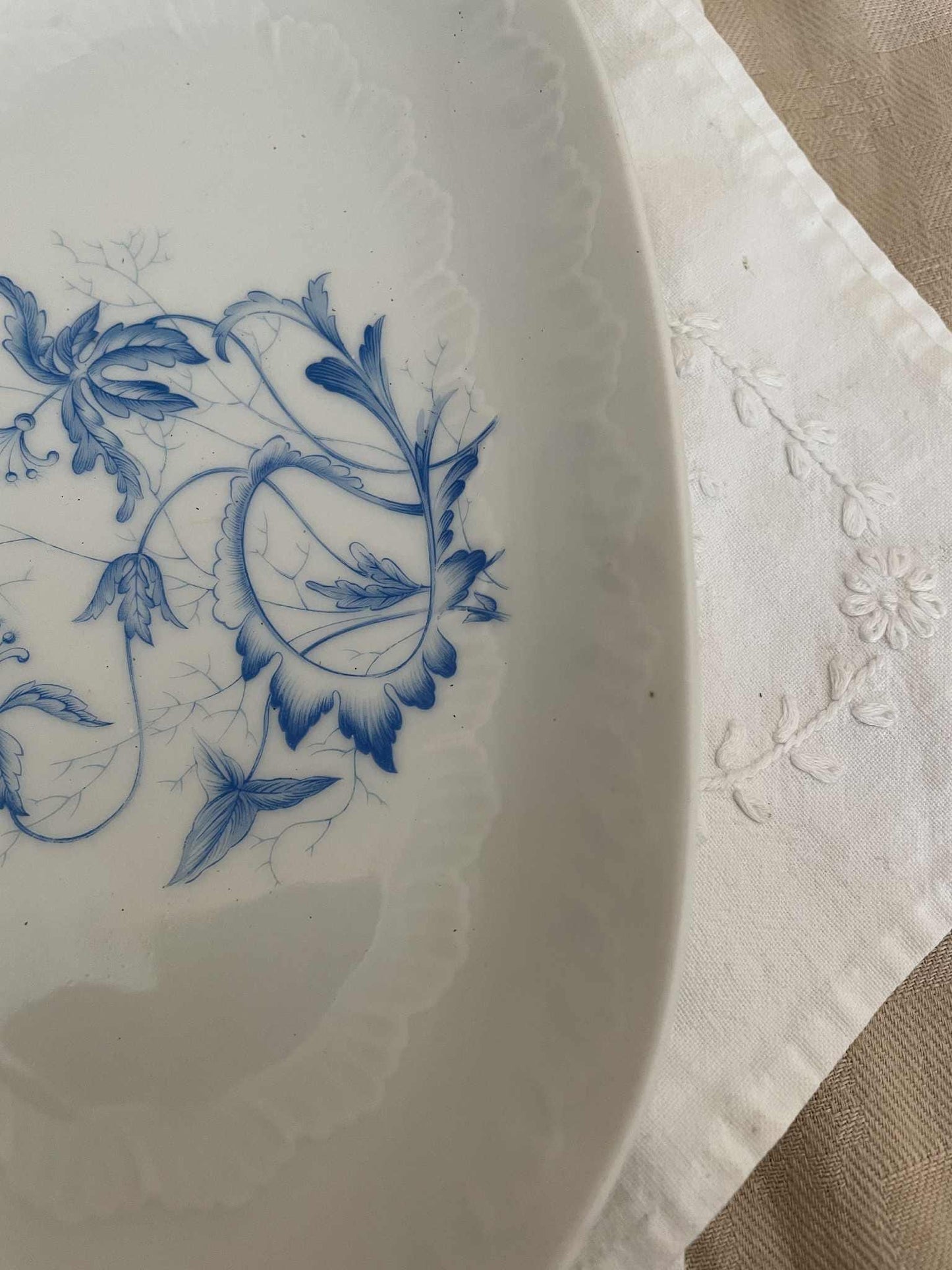 Limoges White Porcelain ravier/ serving dish