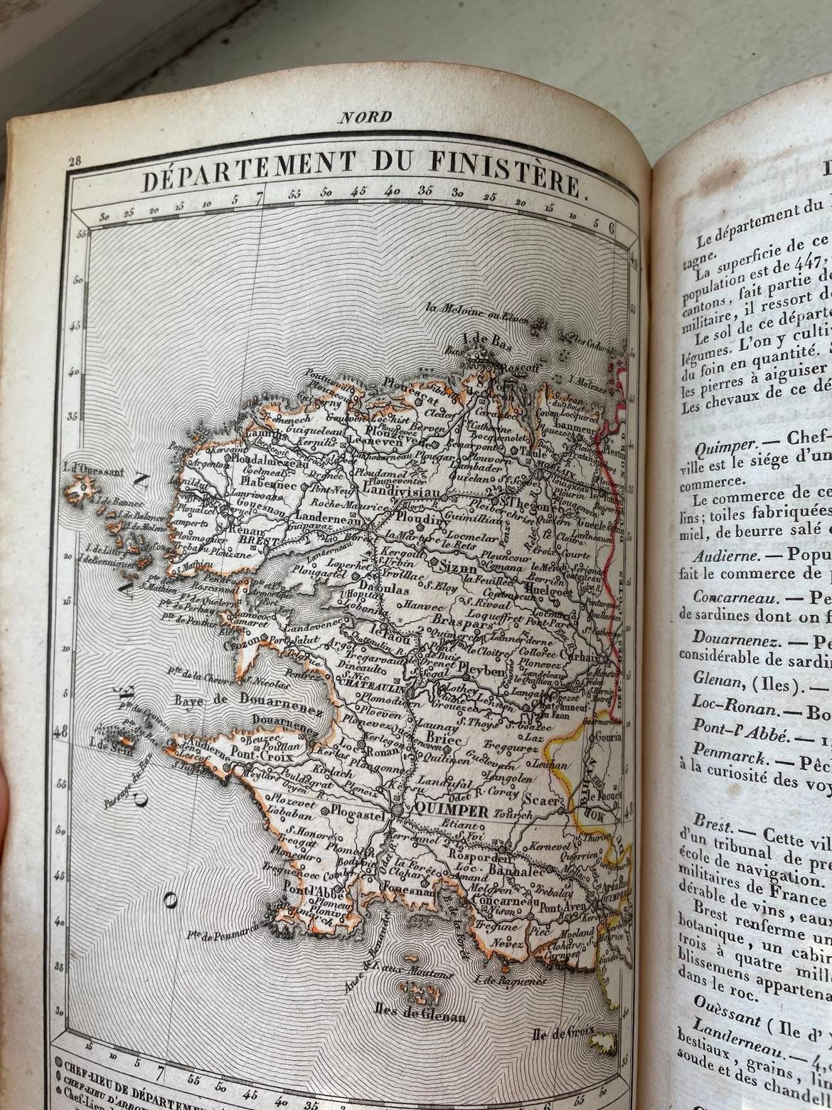 Antique France Atlas: 1823 French Kingdom Maps