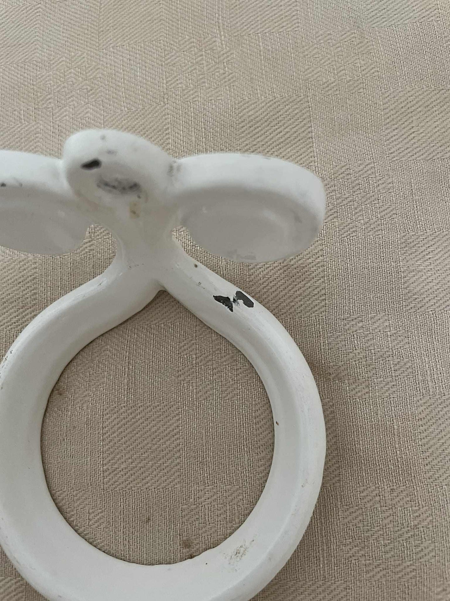 3 Piece Vintage cast iron enamelled bathroom set