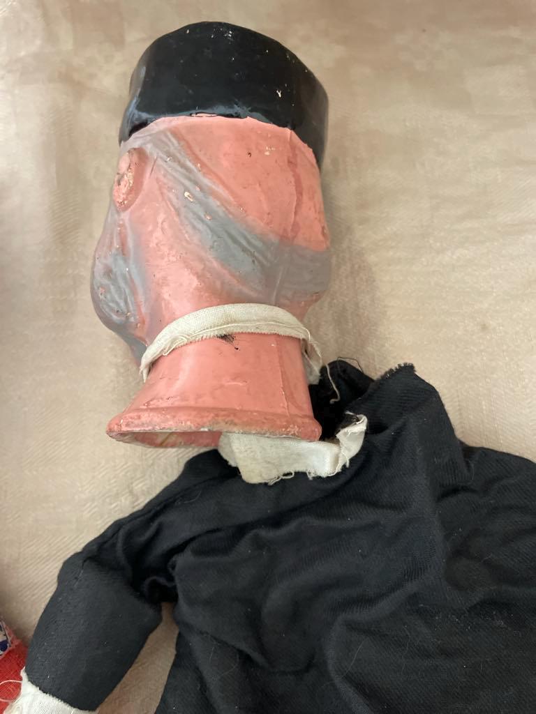 Guignol de Lyon - early 20th century Marionettes/  rod puppets