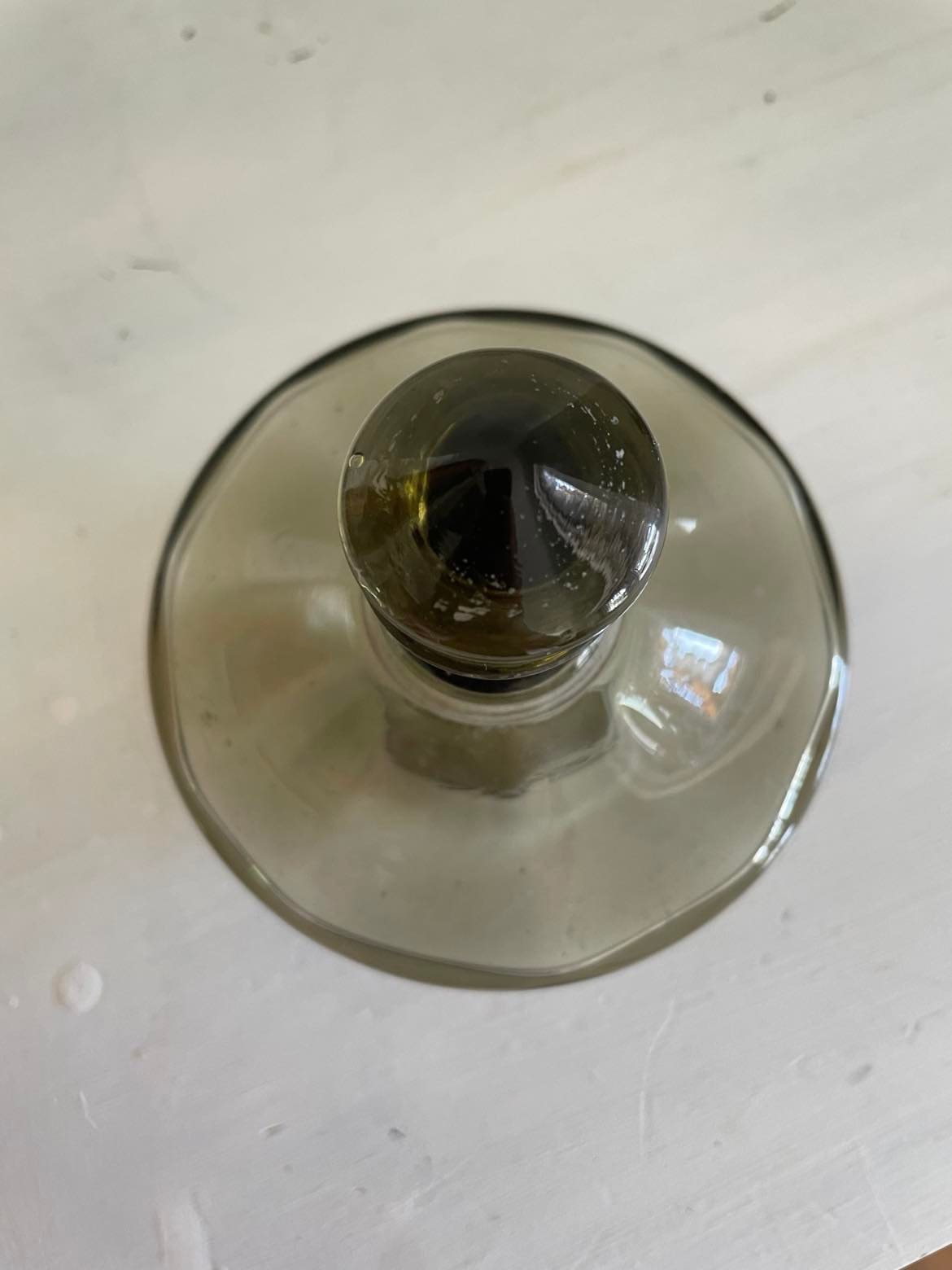 A pair of Art Deco Czech glass Perfume bottles/ Flaçon à parfum