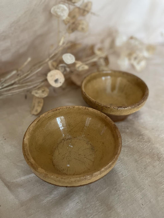 2 Small Glazed Stoneware terrines