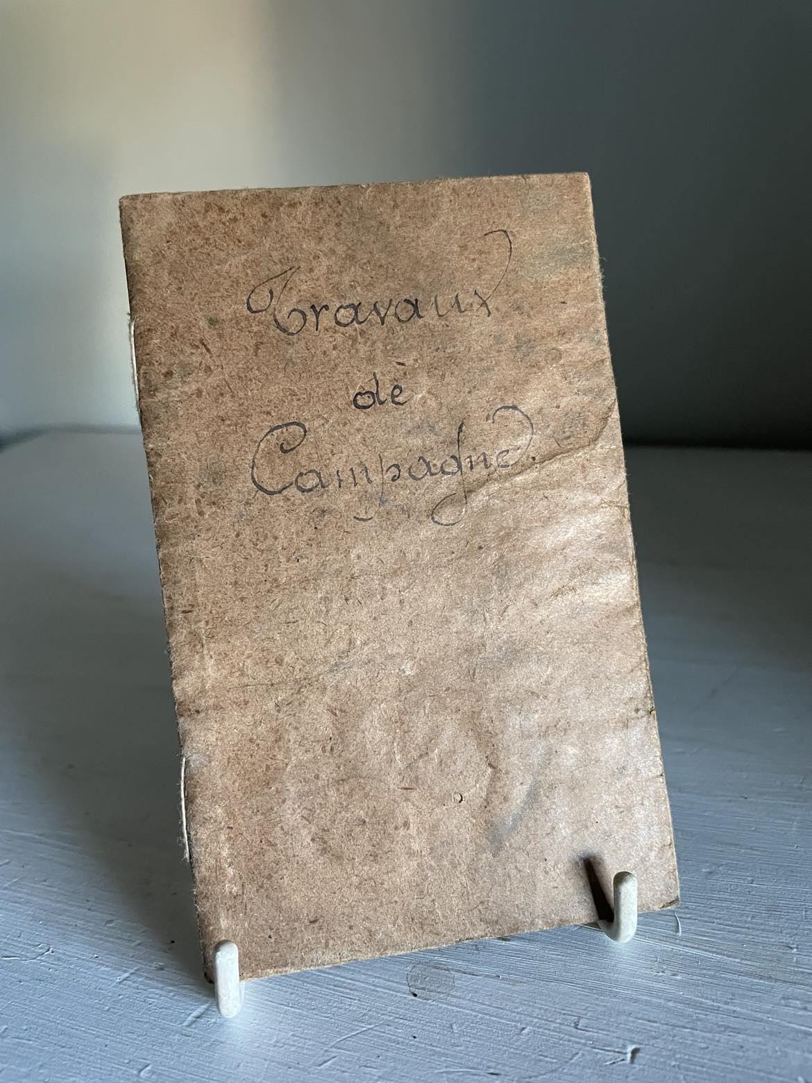 19th century French military notebook