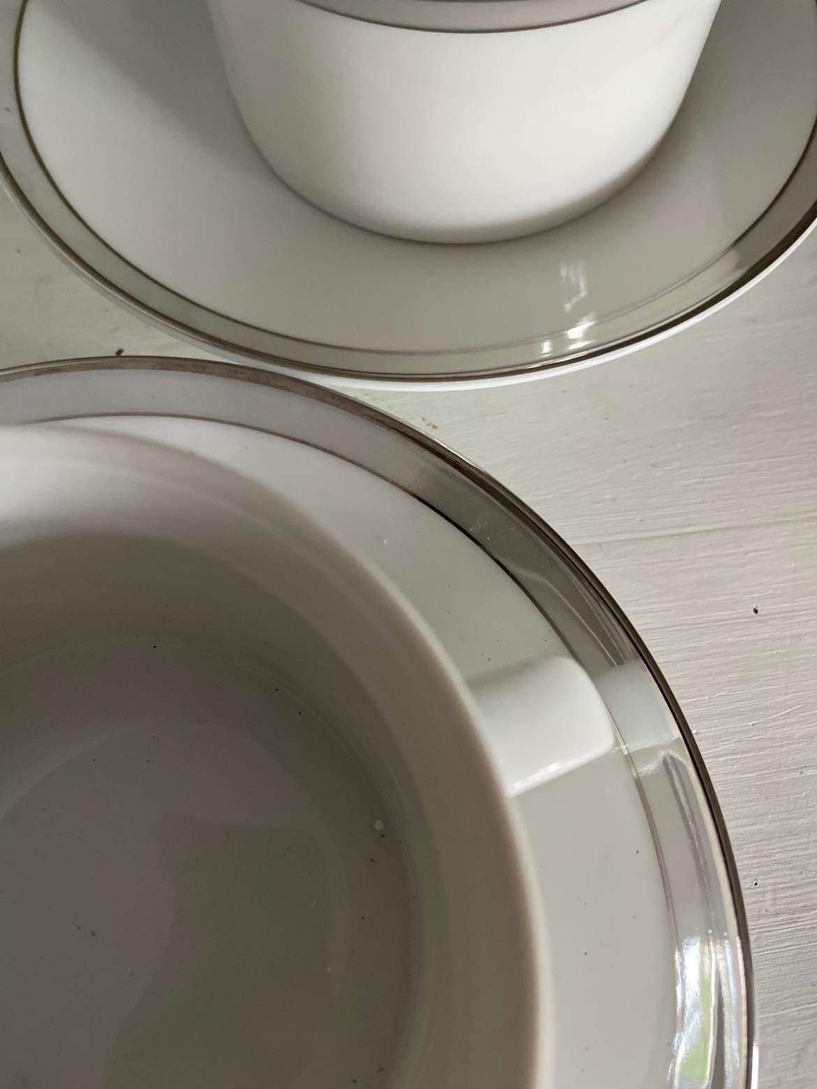 Vintage Rosenthal Studio Line Coffee Set: Platinum Trim Porcelain