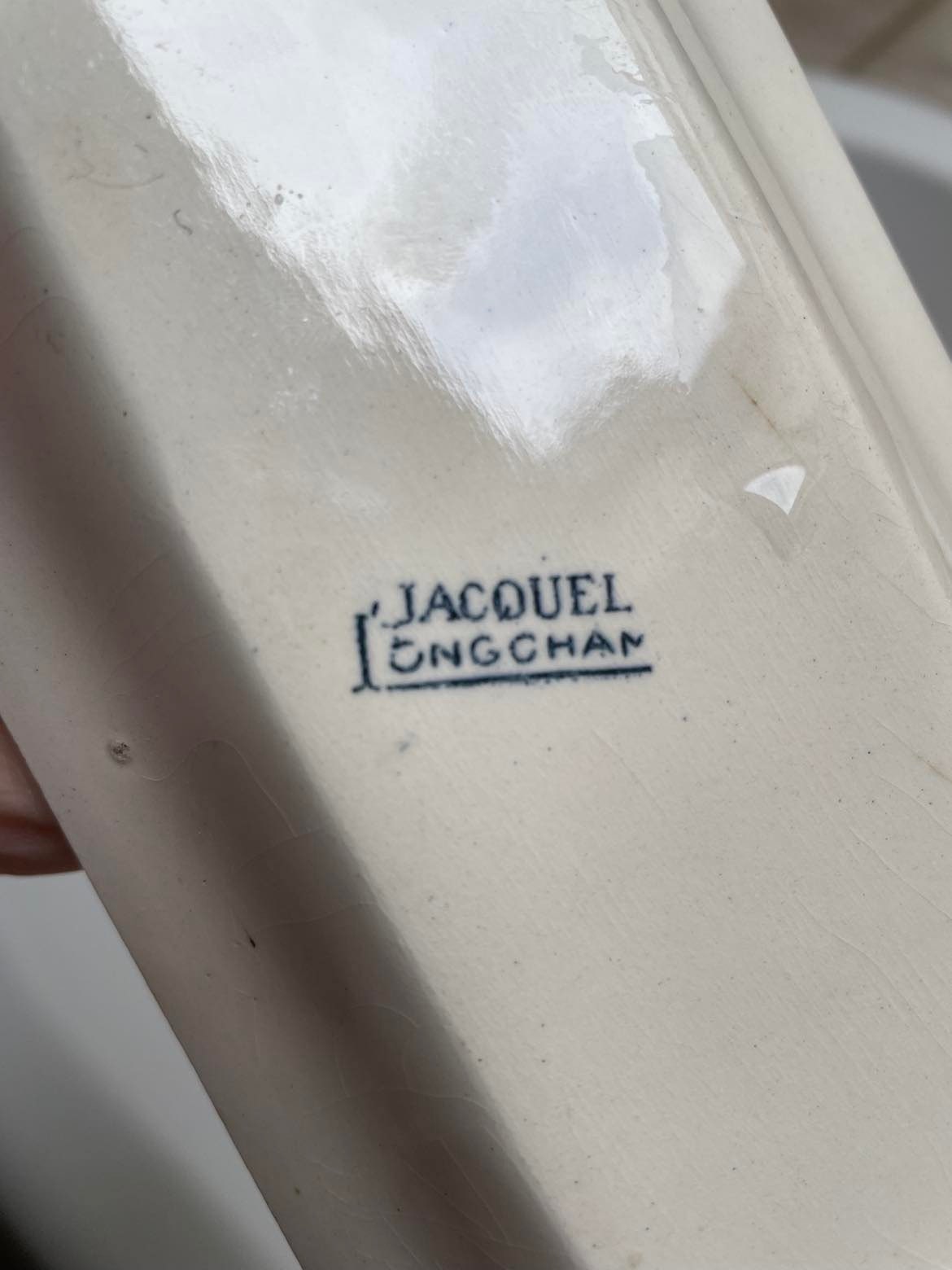 French Ceramic comb dish  by Longchamp "Jacquel"