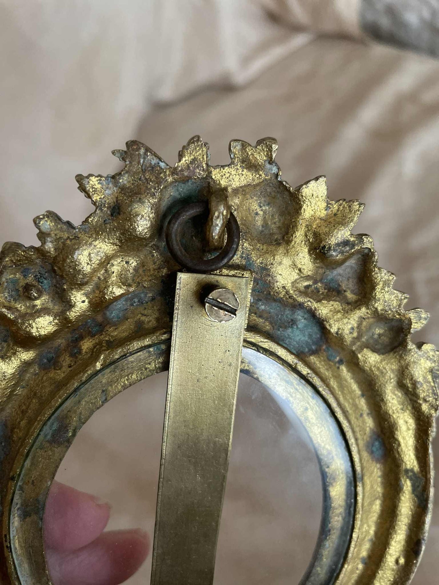 19th Century Napoleon 111 gilt bronze frame