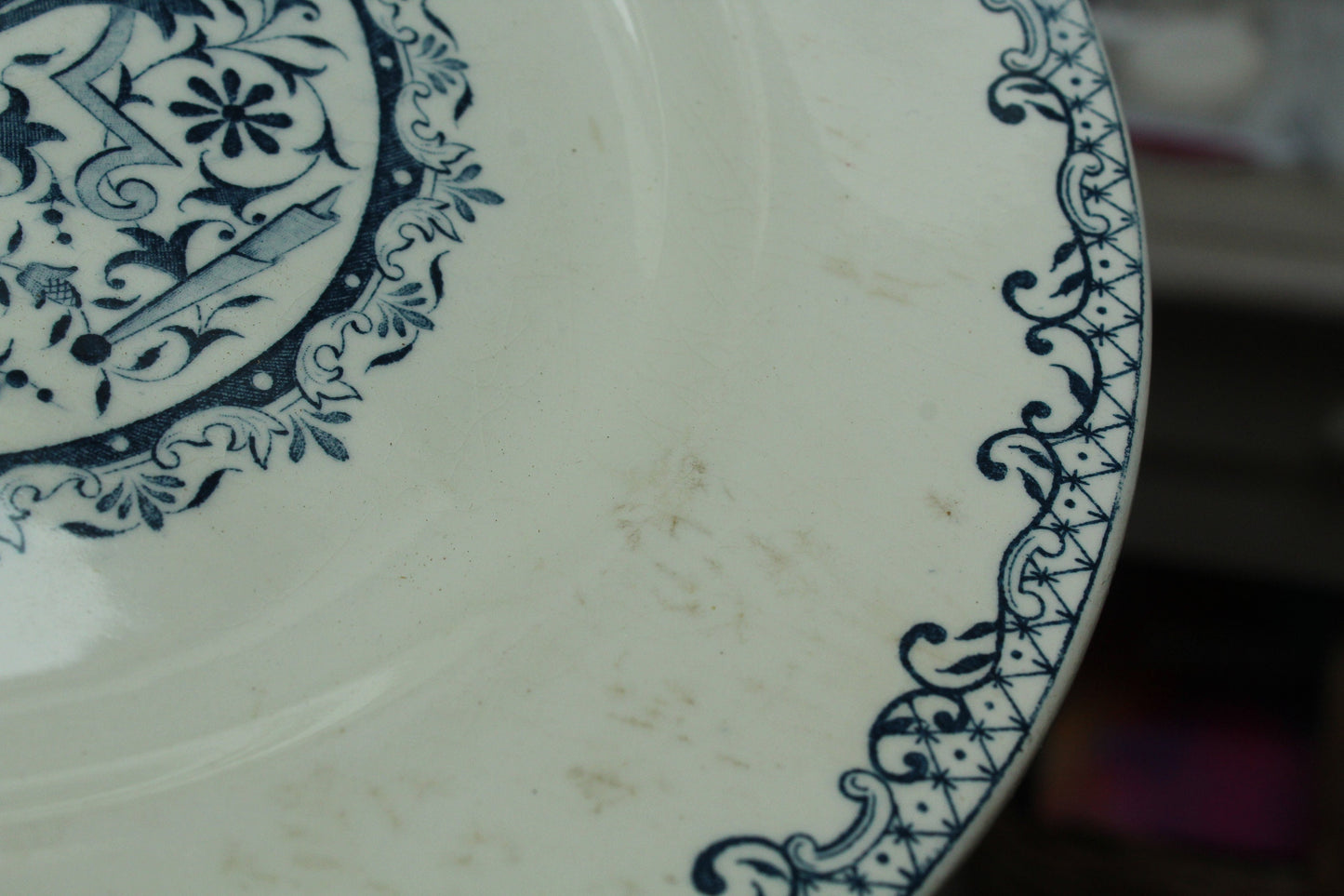 Set of 6 dinner plates  - Salins Chateau dinner service