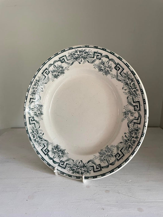 Ironstone plate Moulin des Loups & Hammage Nord