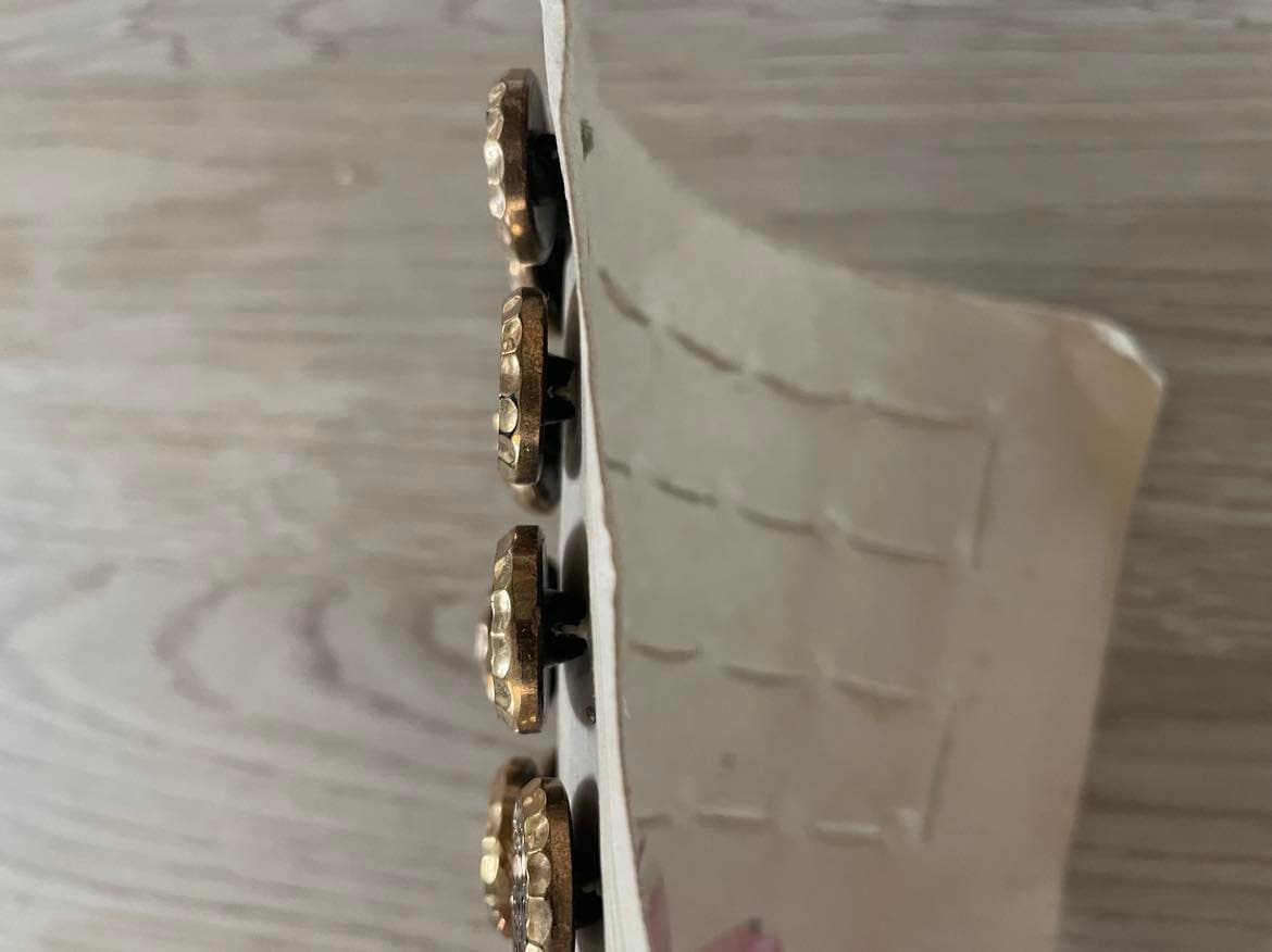 Set of 24 Art Deco glass shank buttons