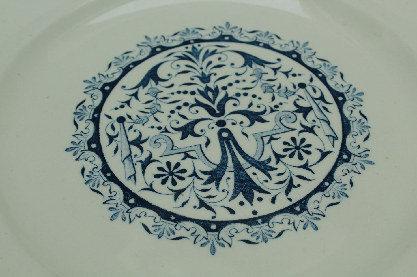 Set of 6 dinner plates  - Salins Chateau dinner service