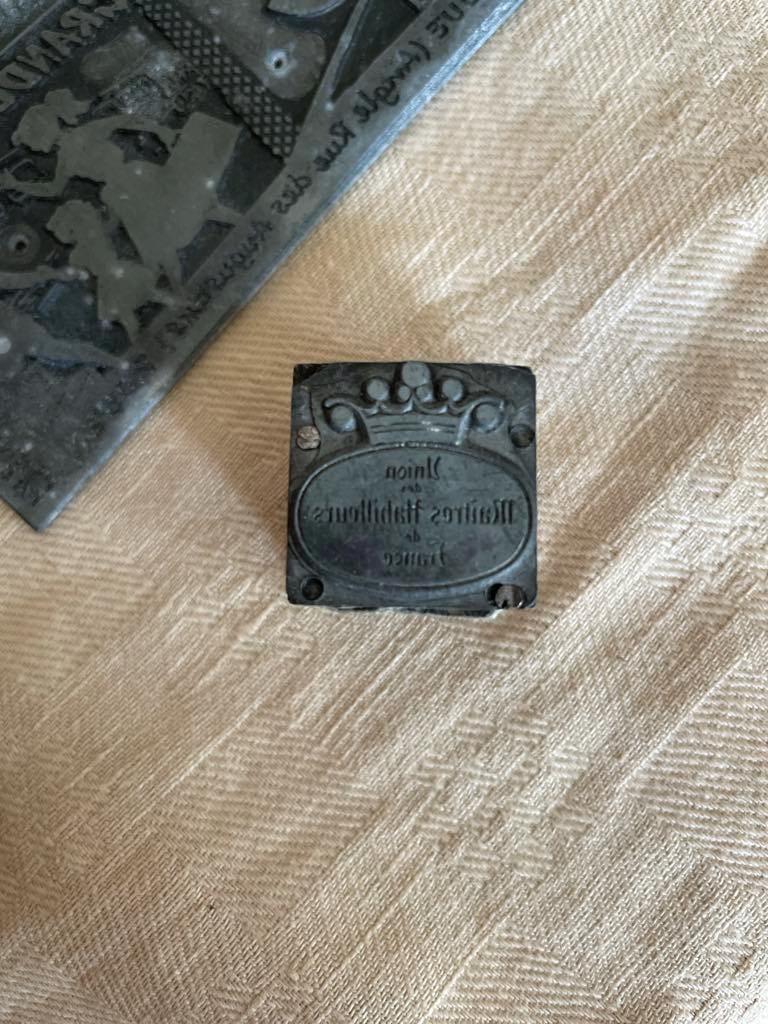 A set of  20  letterpress Printing blocks from the 1950's