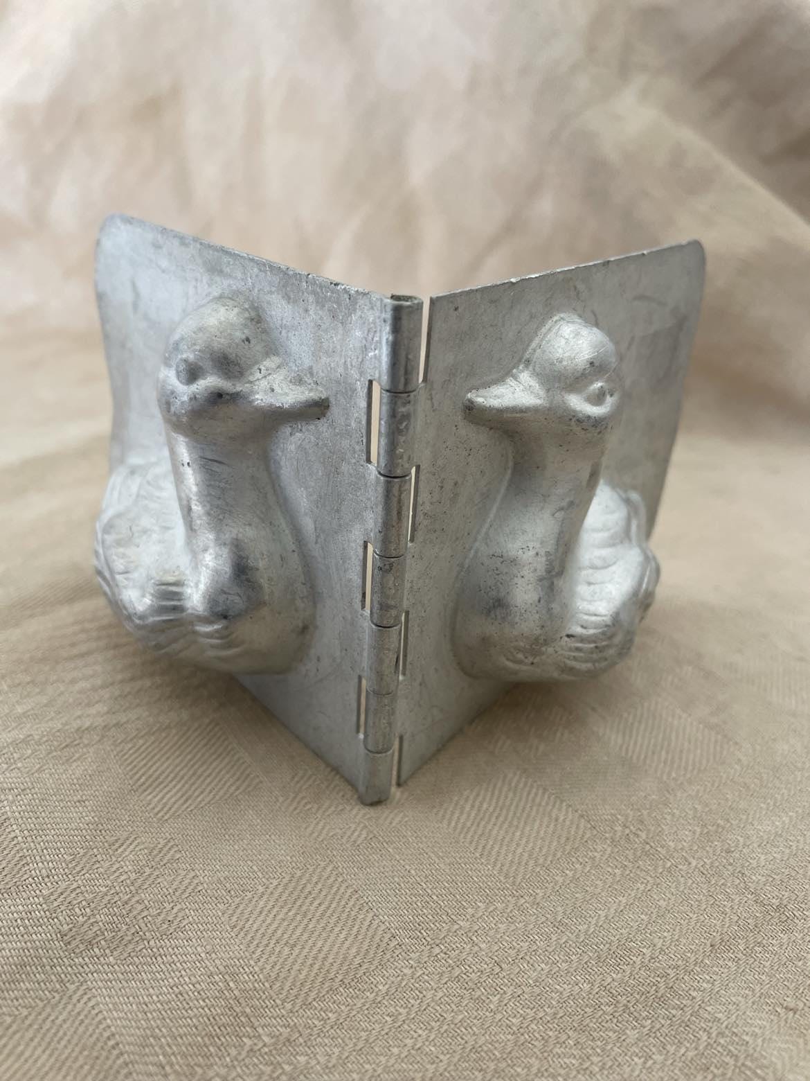 Hinged Aluminium chocolate mould  - duck