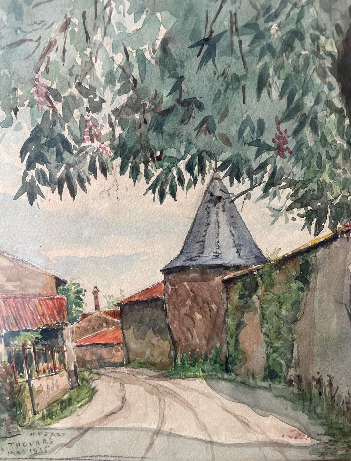 Original framed watercolour - Signed and dated by the artist 1935