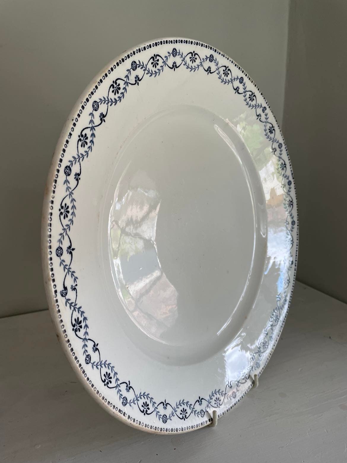 Gien Ironstone plate - Lodi