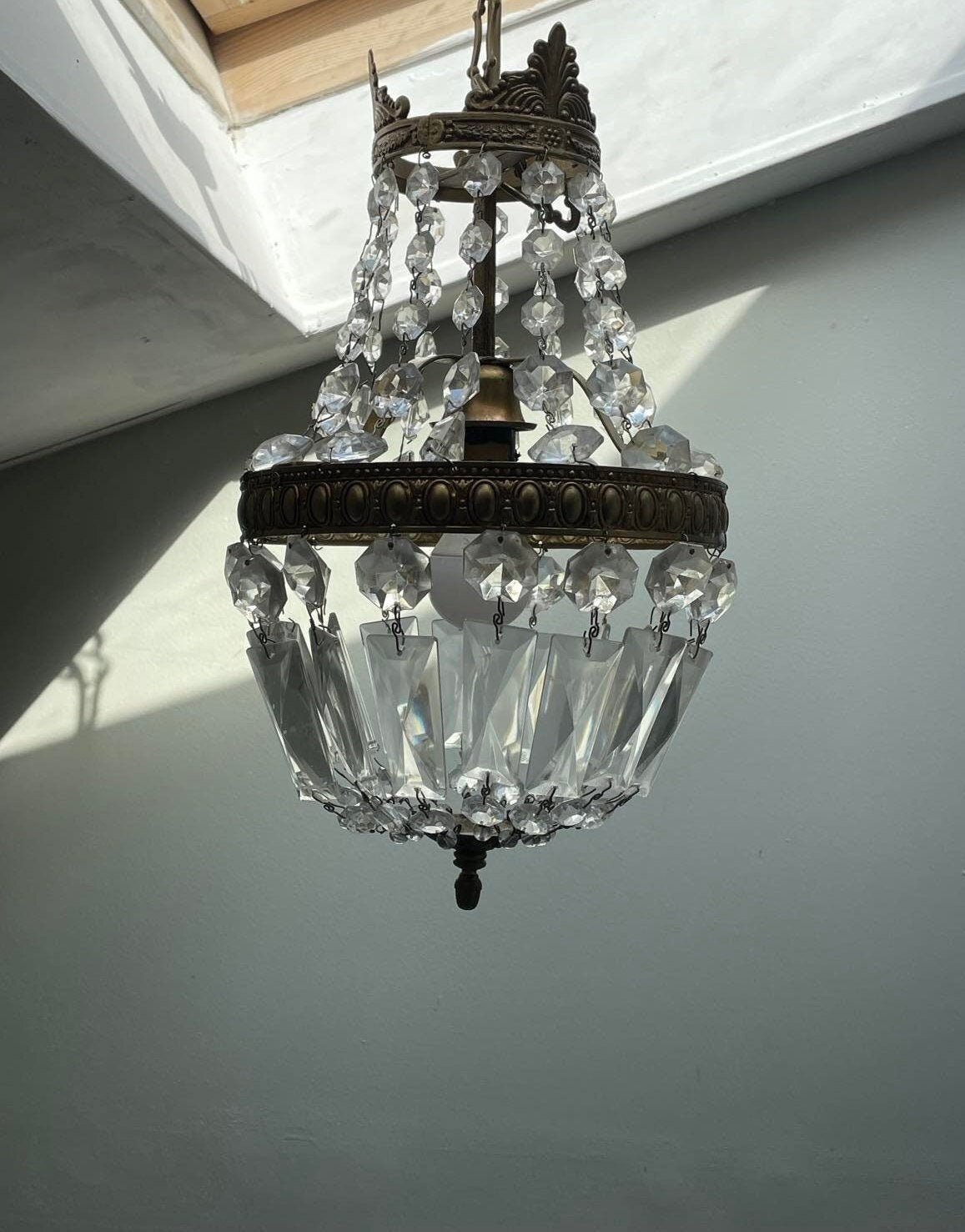 Montgolfière crystal suspension/ lustre