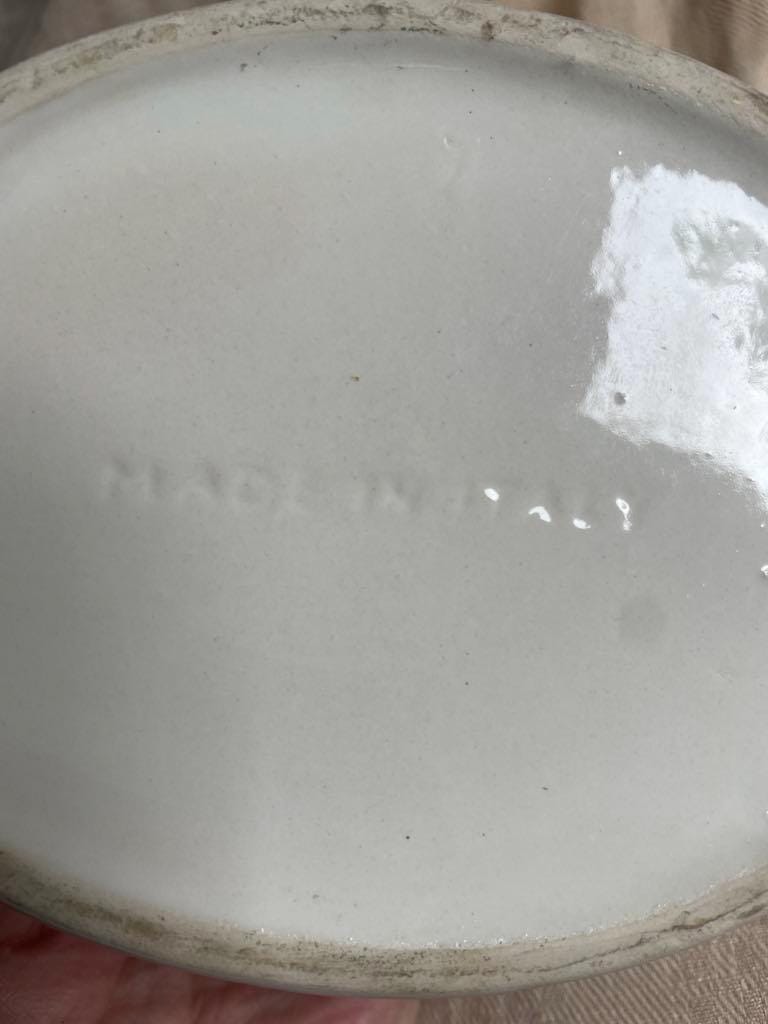 Vintage Glazed ceramic Rabbit tureen