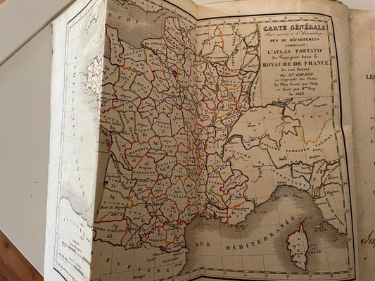 Antique France Atlas: 1823 French Kingdom Maps