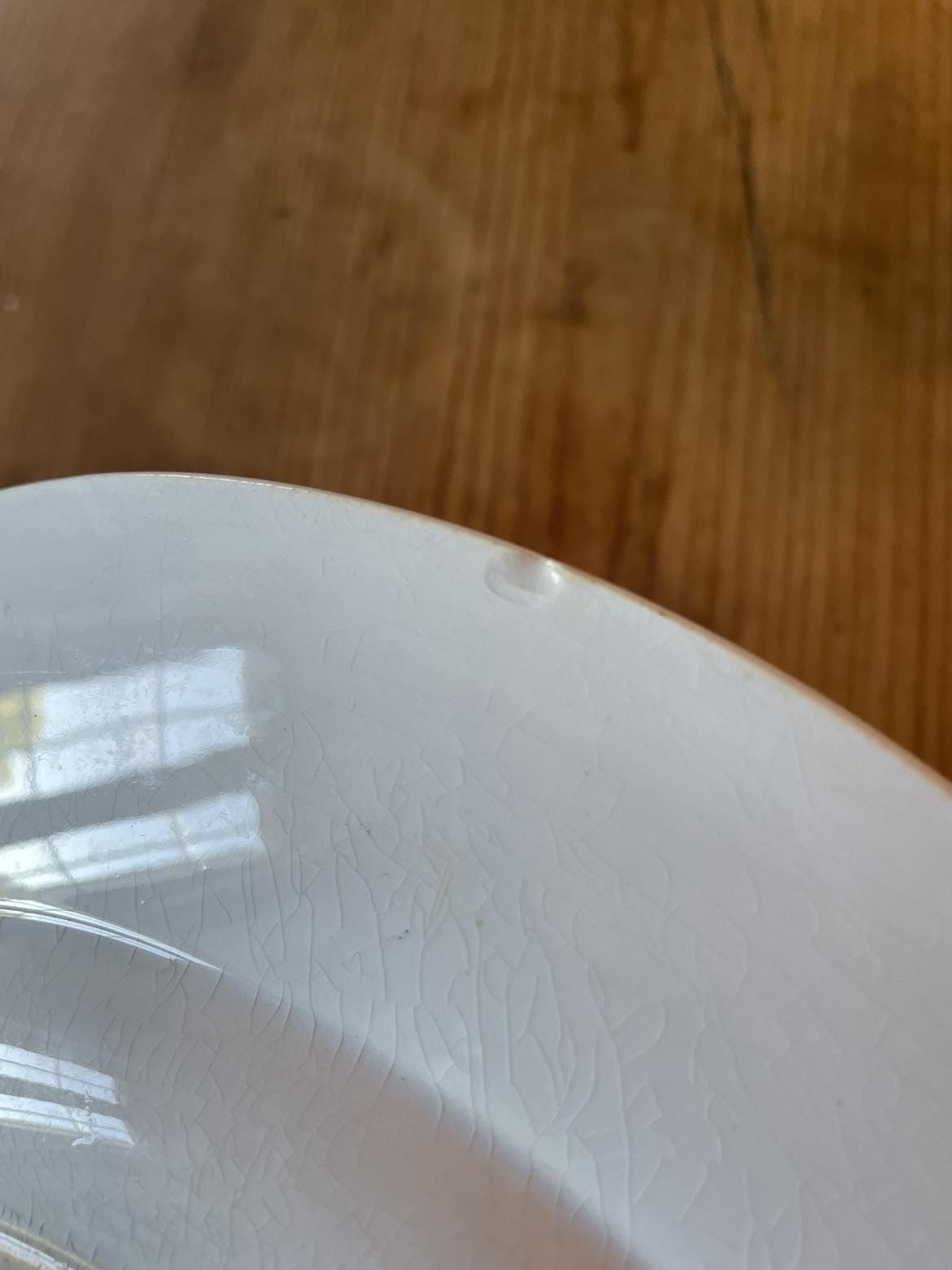 A pair Sarreguemines U &C "Mures" soup plates/ shallow plates