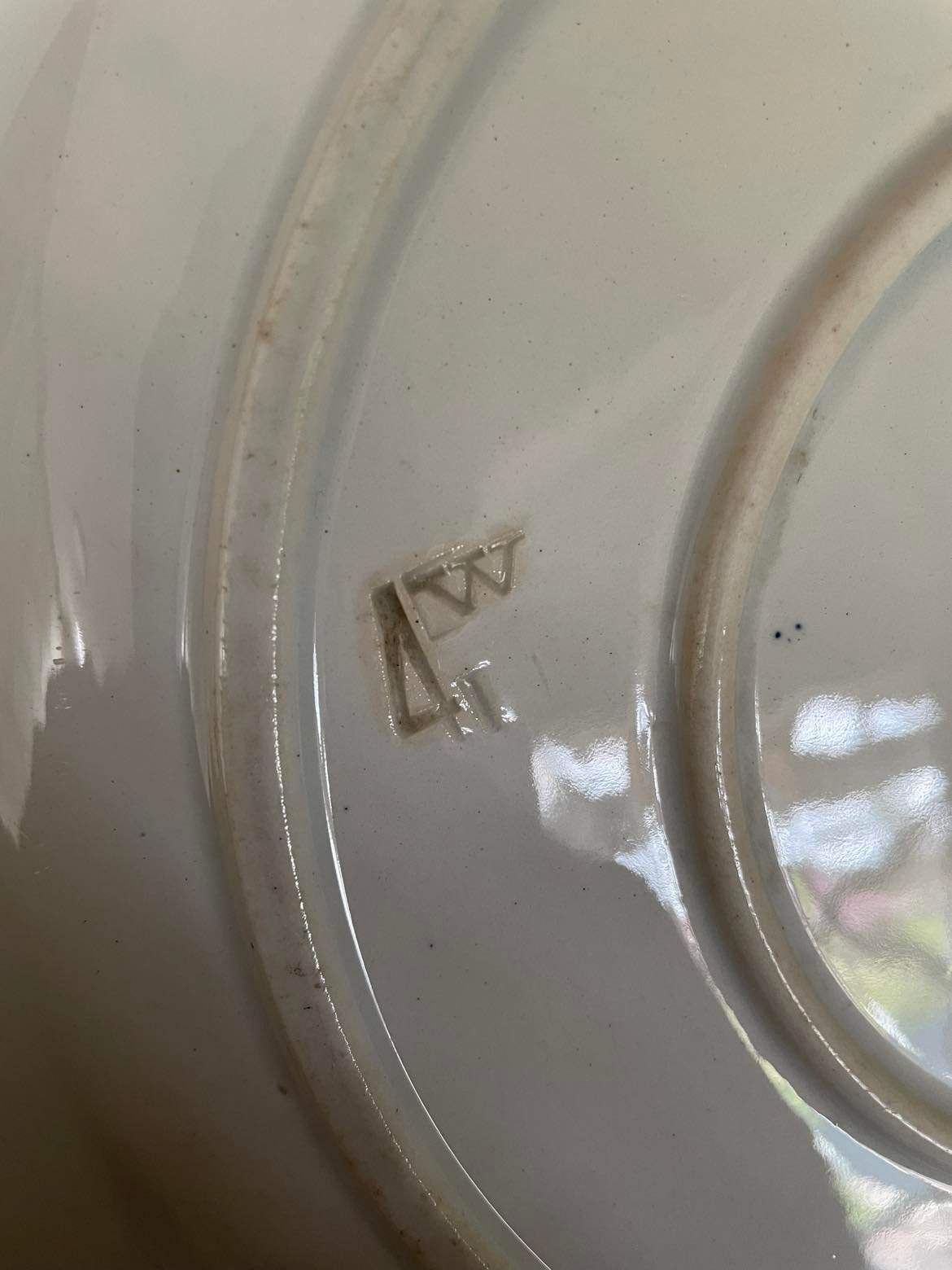 Gien Ironstone plate - Lodi