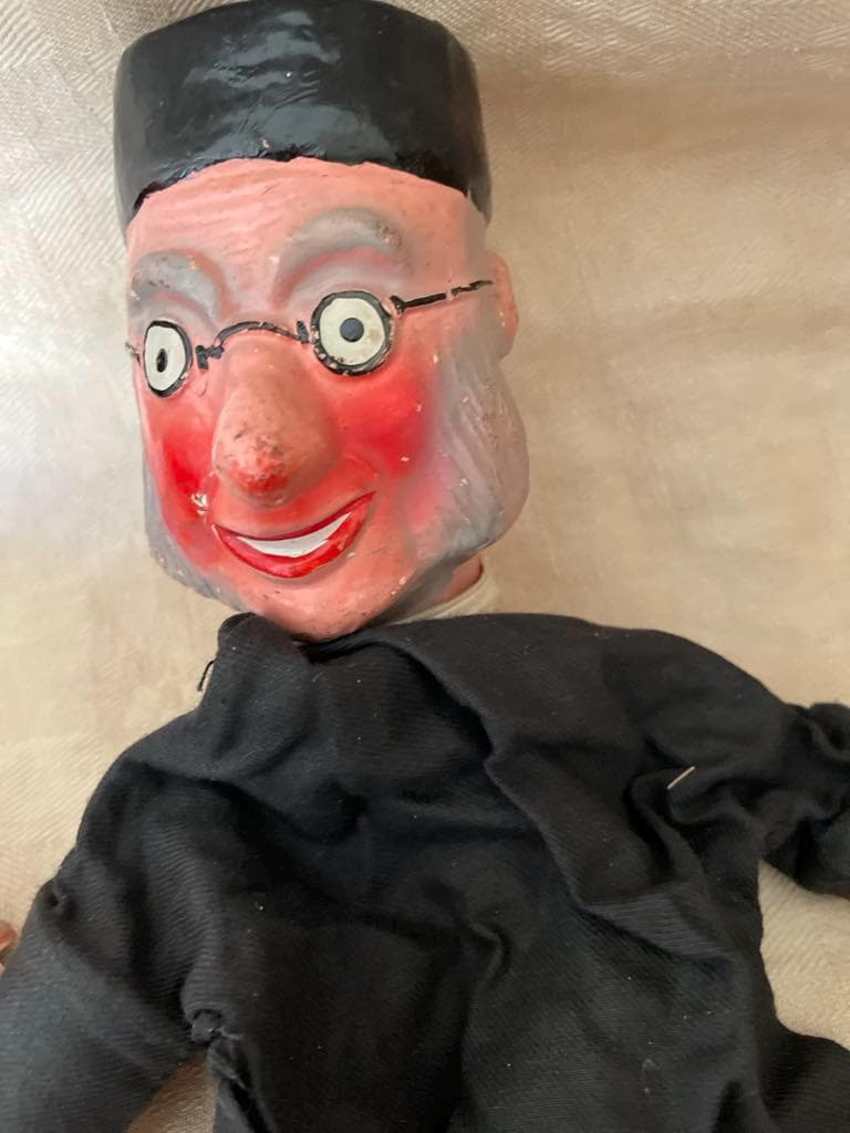 Guignol de Lyon - early 20th century Marionettes/  rod puppets