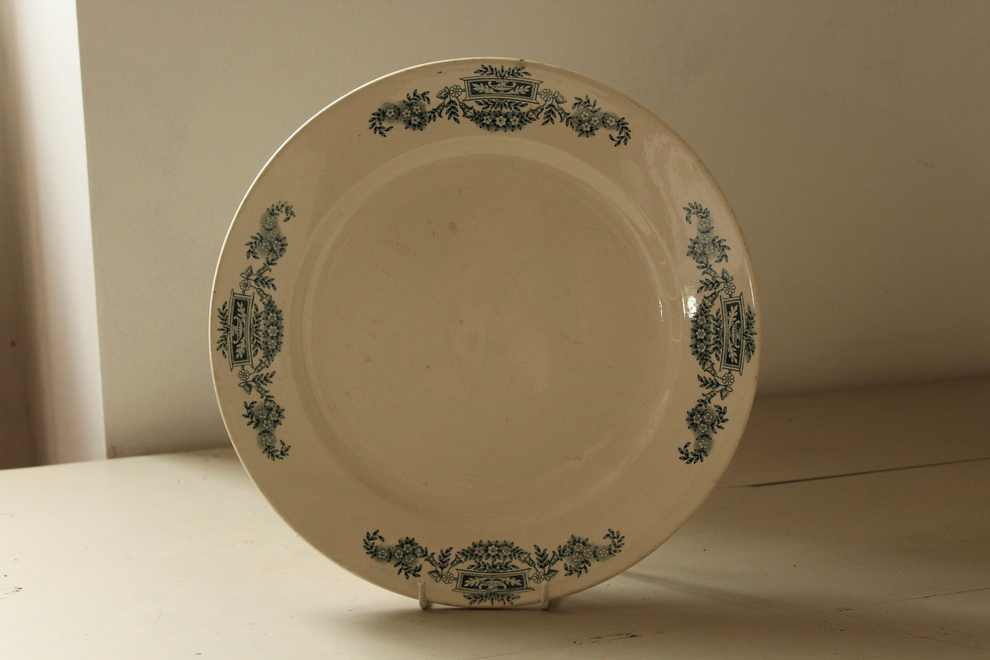 Antique Longchamp Ironstone plate