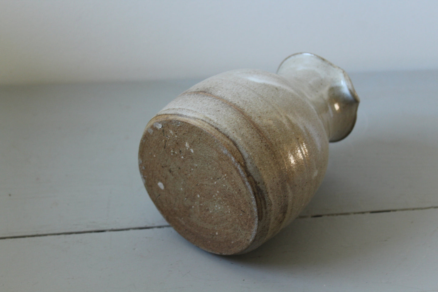 Glazed stoneware jug/pitcher