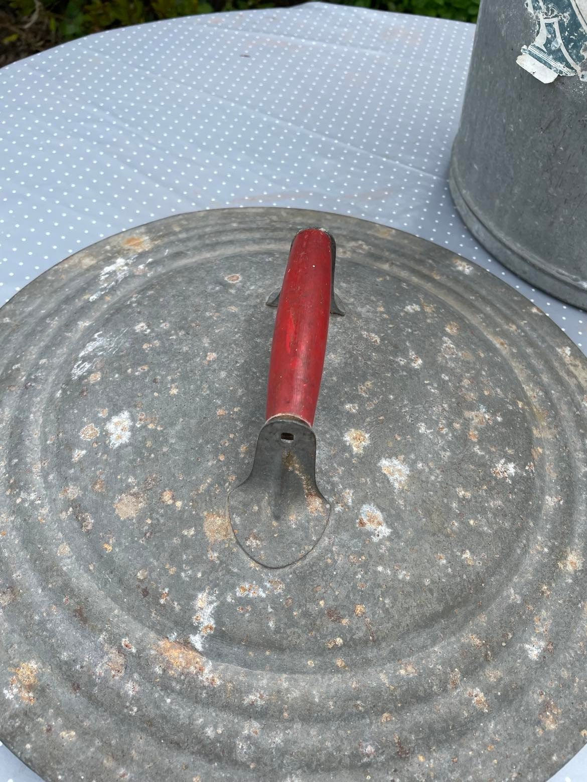 Galvanized Lessiveuse - early washing "machine"