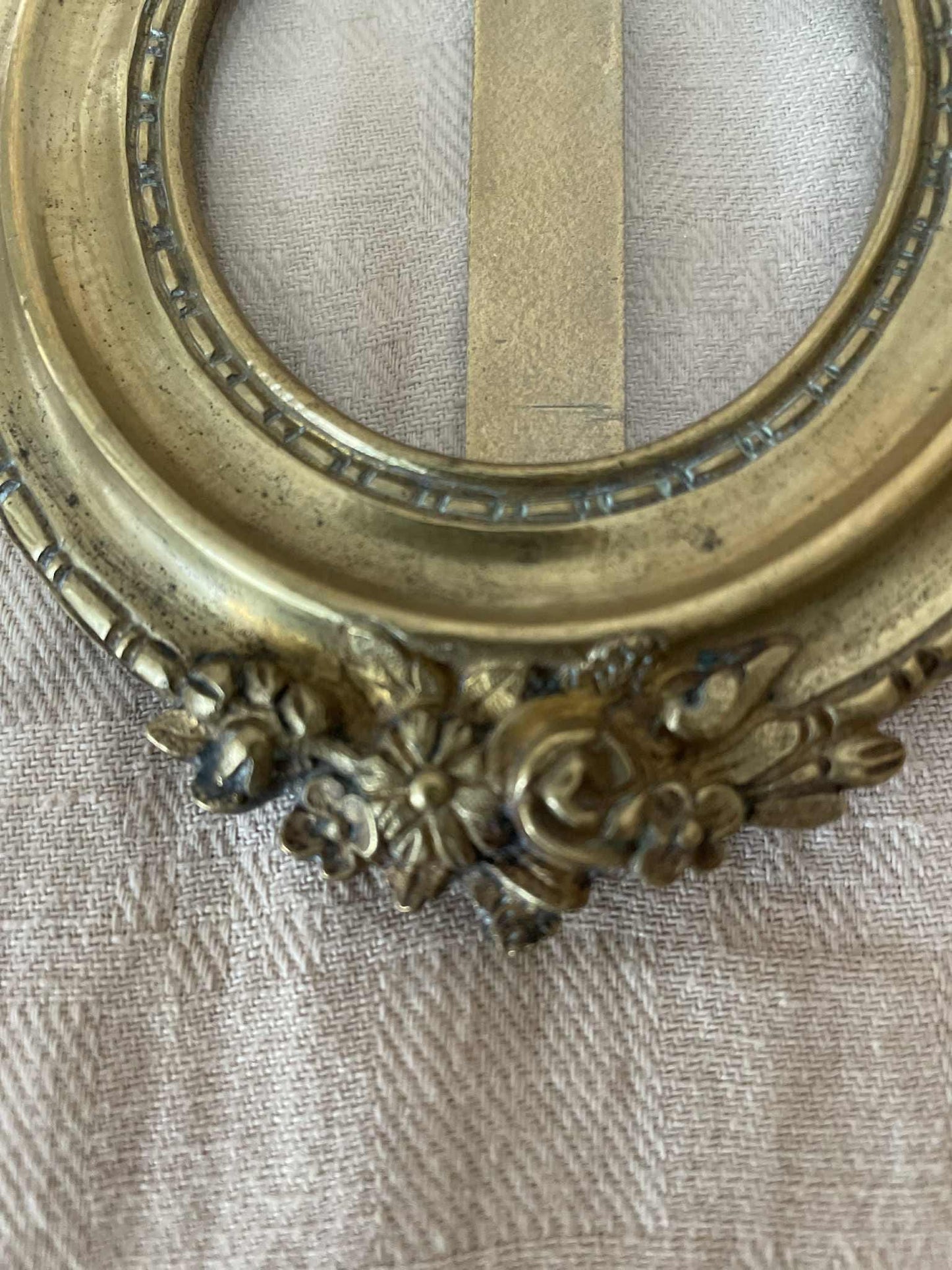 19th Century Napoleon 111 gilt bronze frame