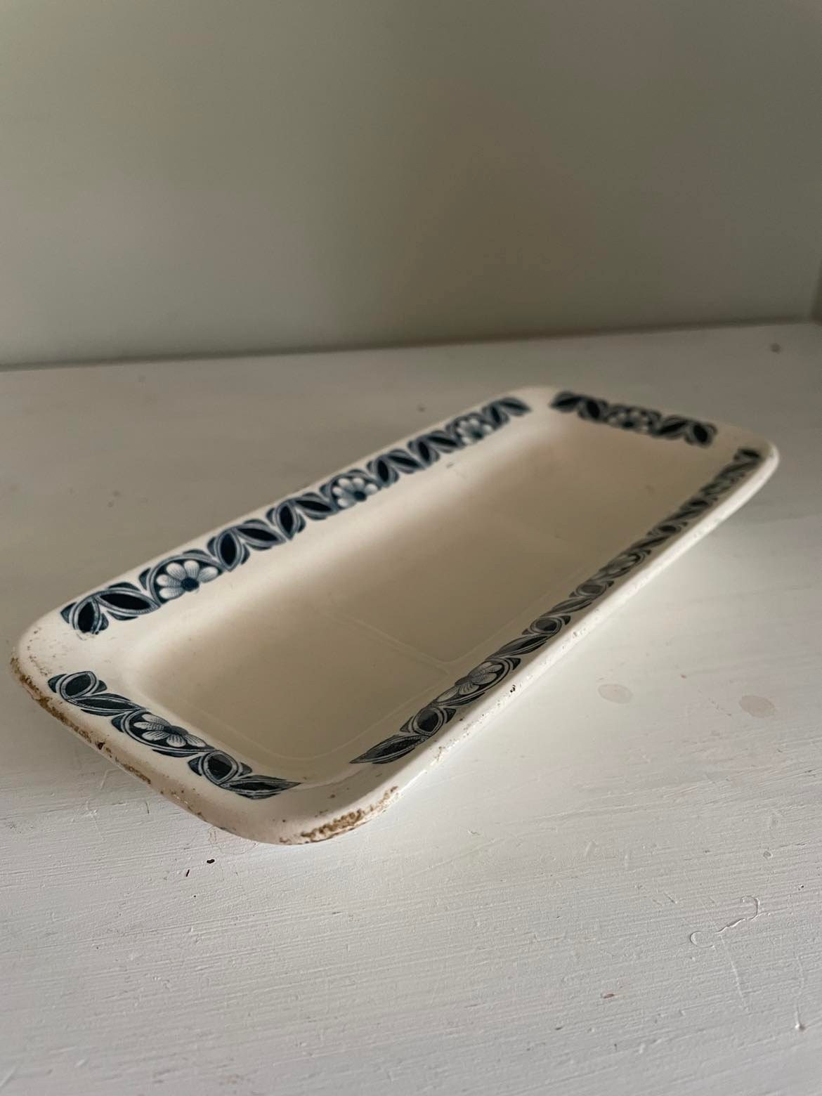 French Ceramic comb dish  by Longchamp "Jacquel"