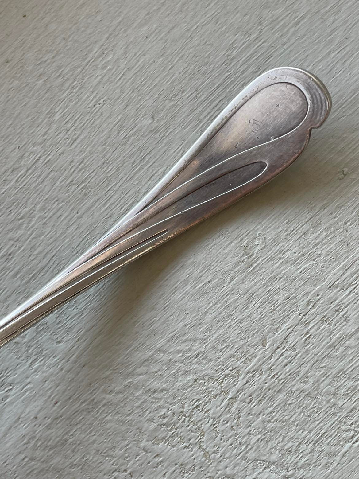Silver plated icing sugar spoon