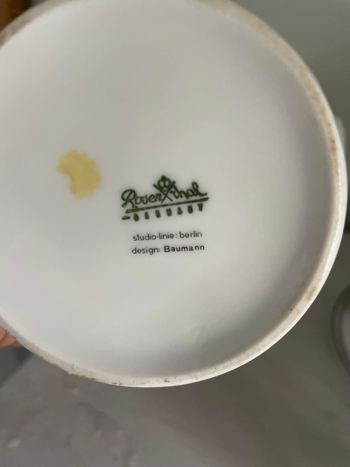 Vintage Rosenthal Studio Line Coffee Set: Platinum Trim Porcelain