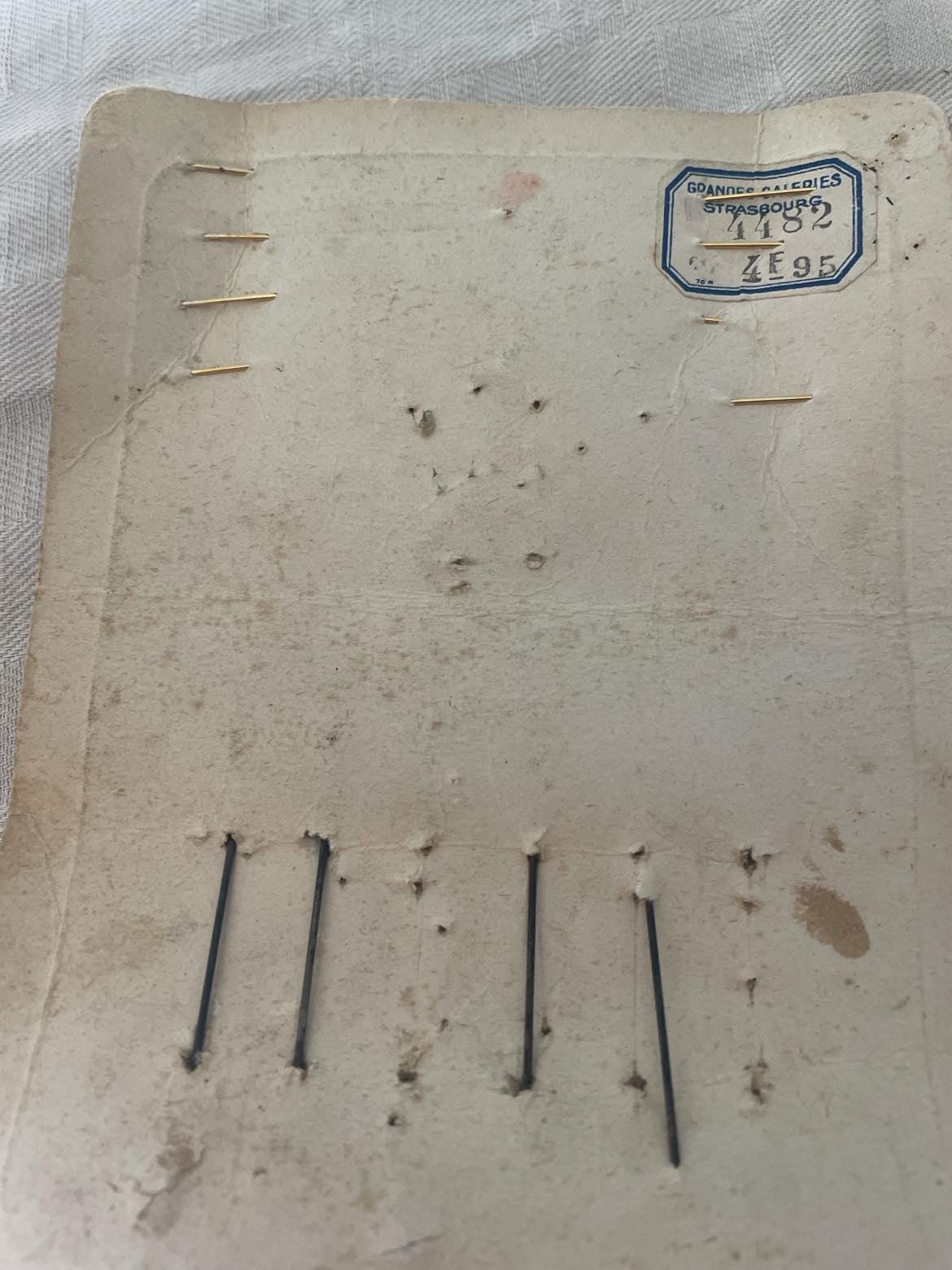 Vintage Faux Pearl Hat Pins - Early 20th Century Paris Set