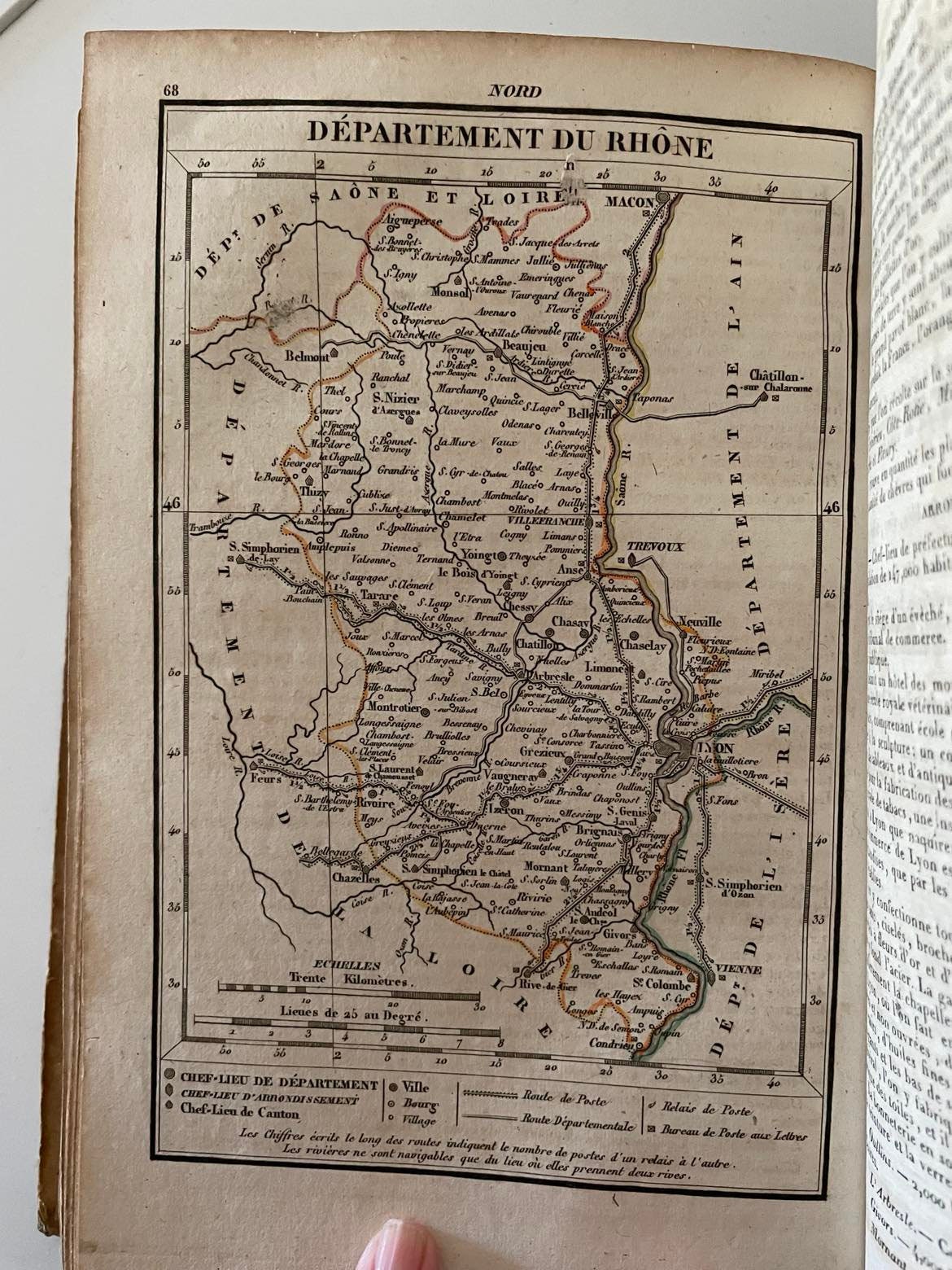 Antique France Atlas: 1823 French Kingdom Maps