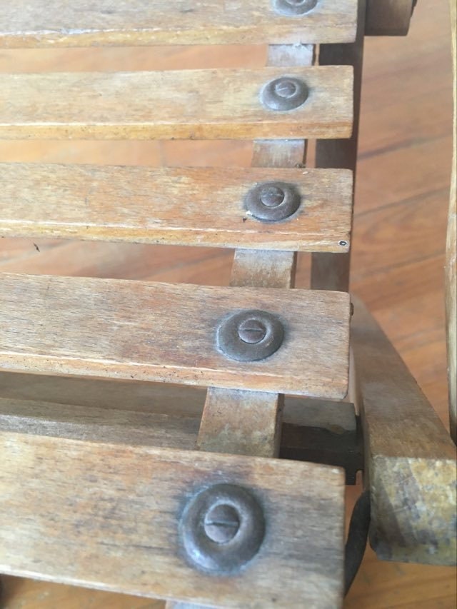 Folding wooden Childs chair