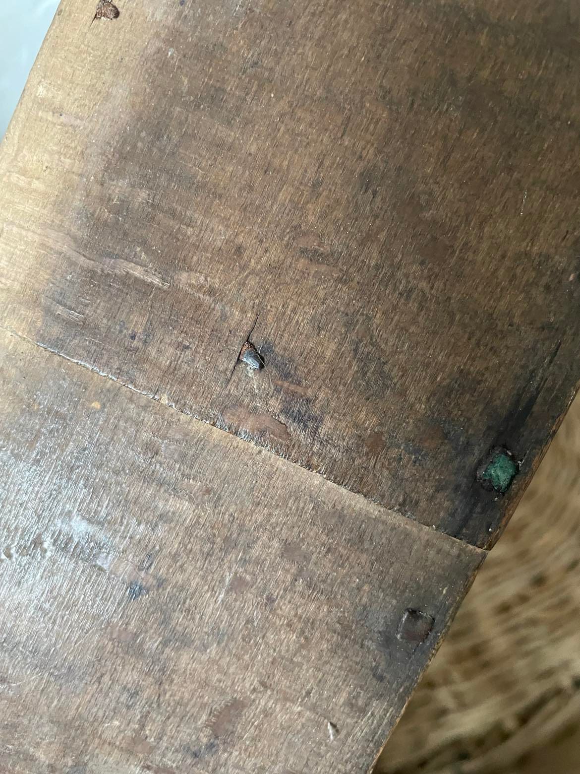 Antique bentwood handmade  madeleine/  pantry/ storage box -