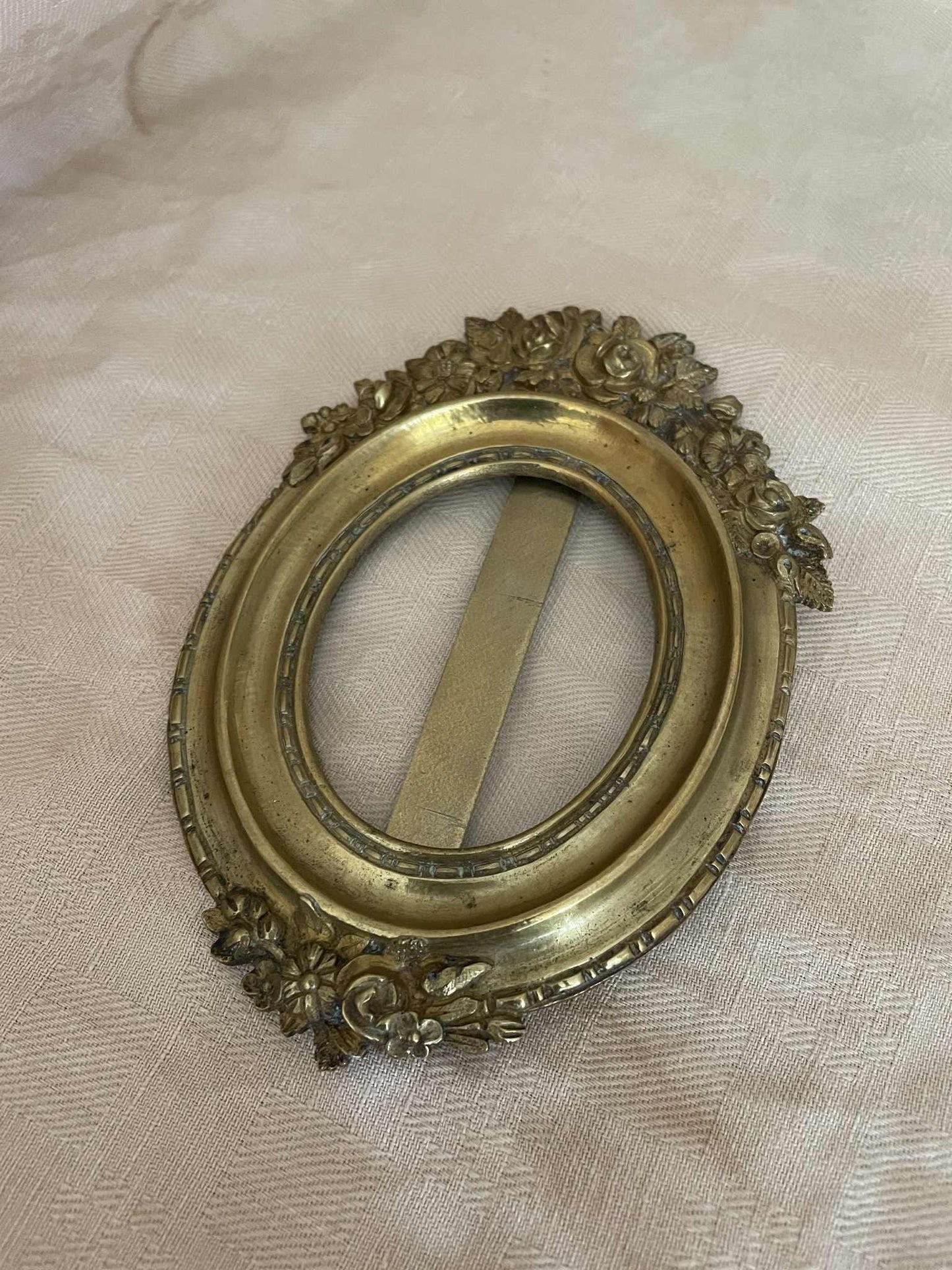 19th Century Napoleon 111 gilt bronze frame