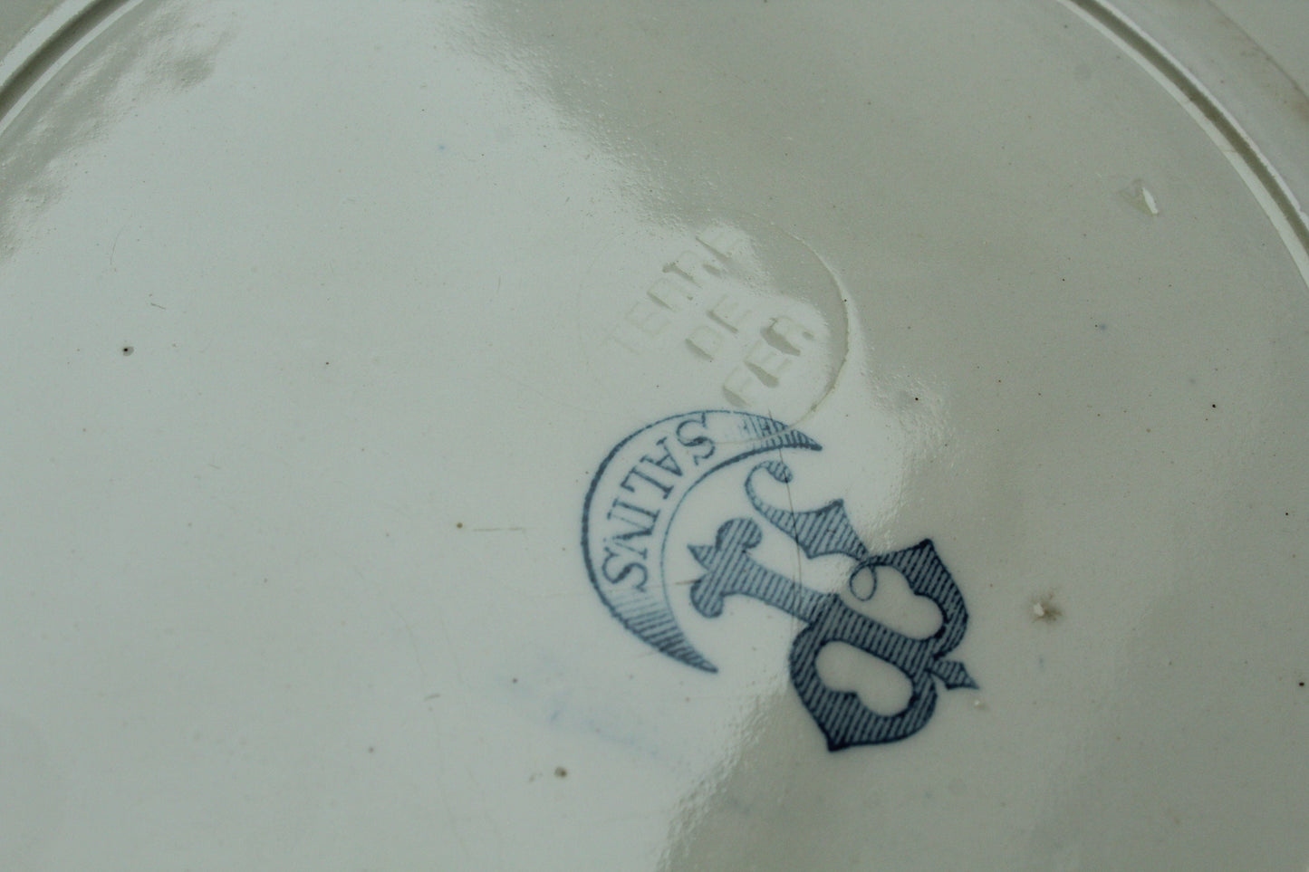 Set of 6 dinner plates  - Salins Chateau dinner service