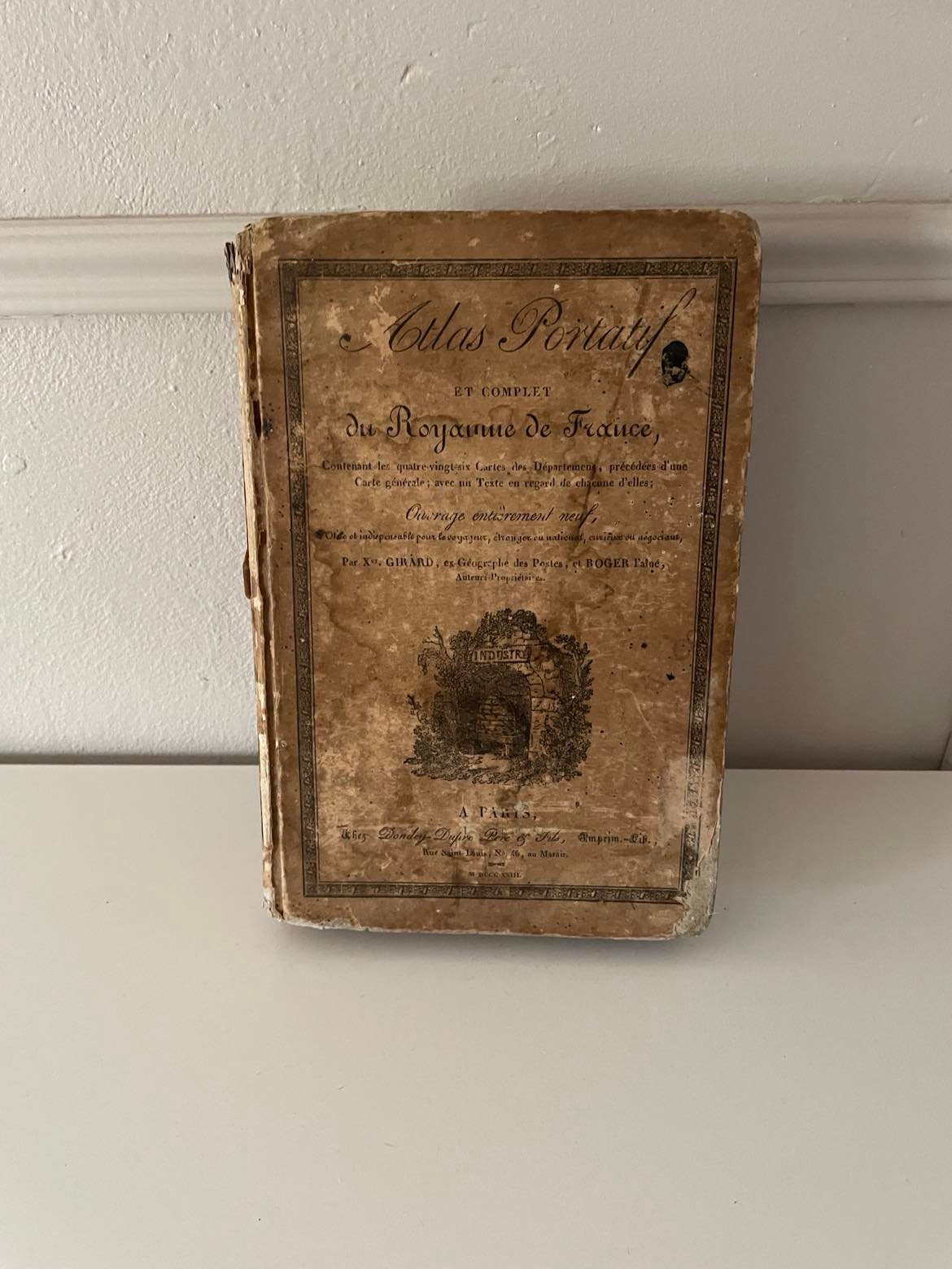 Antique France Atlas: 1823 French Kingdom Maps