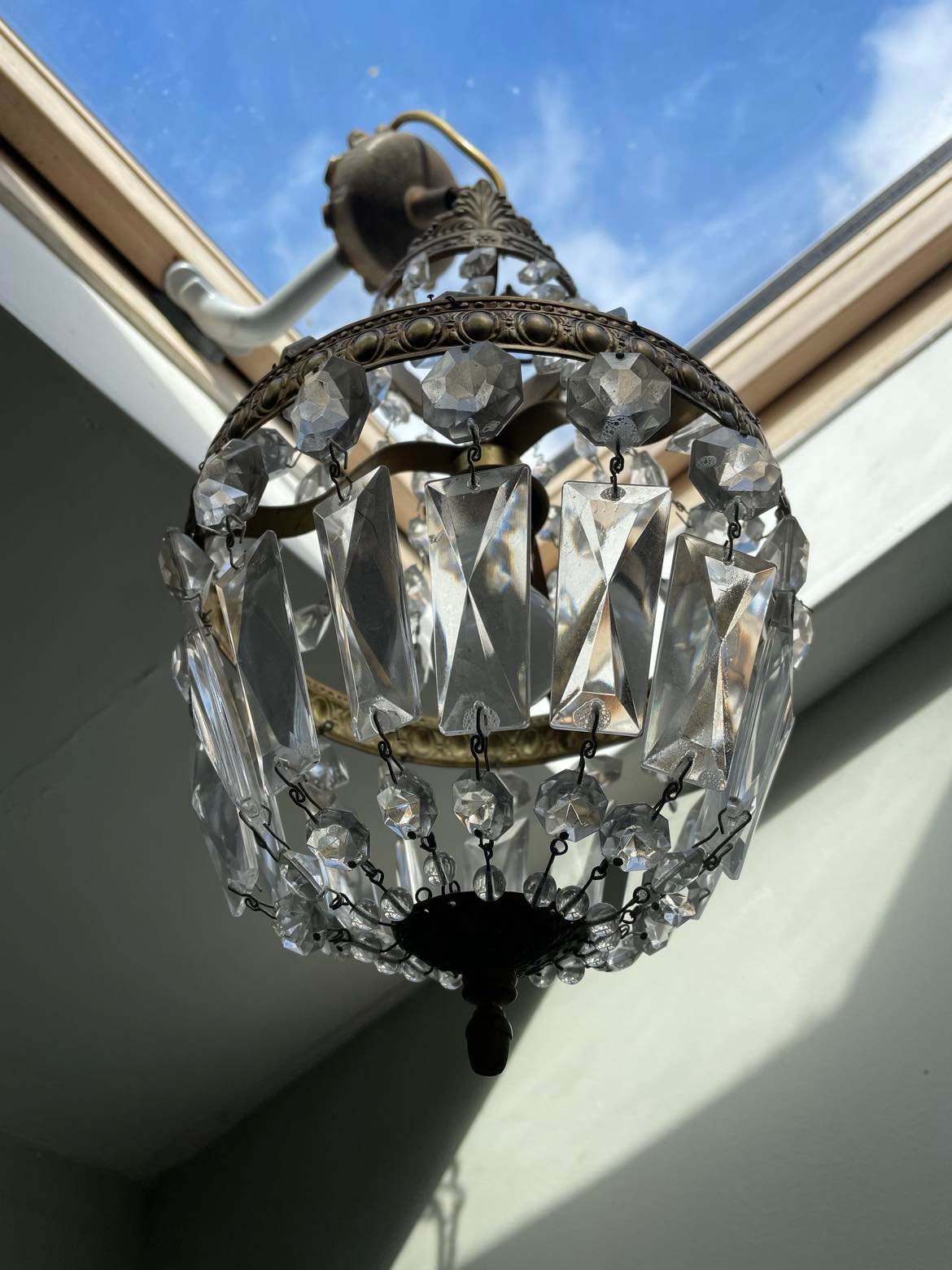 Montgolfière crystal suspension/ lustre