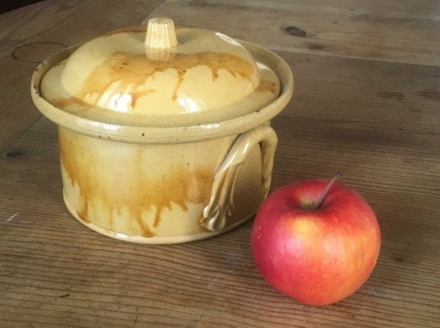 Antique Ochre Glazed Terracotta tureen