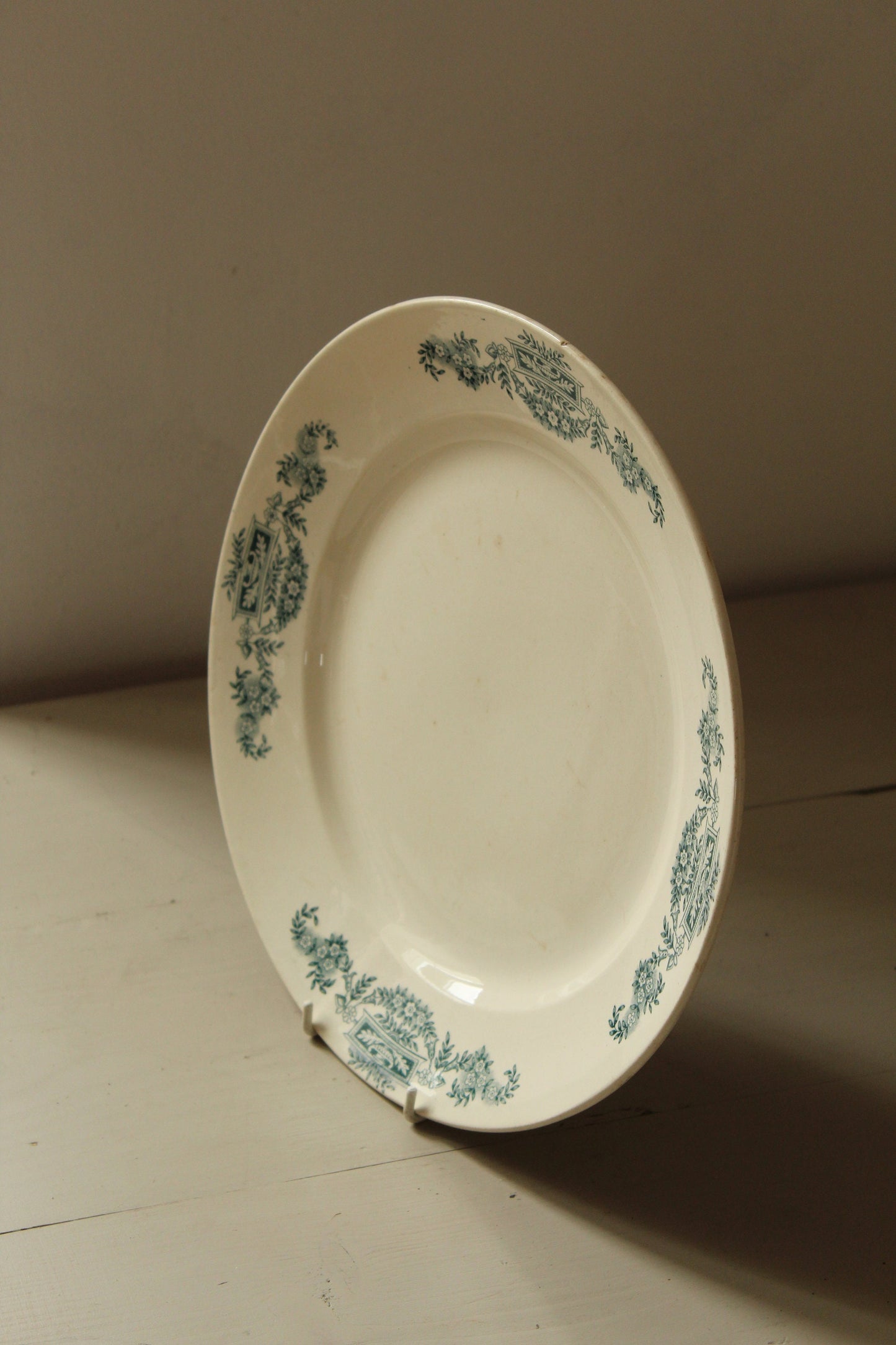 Antique Longchamp Ironstone plate