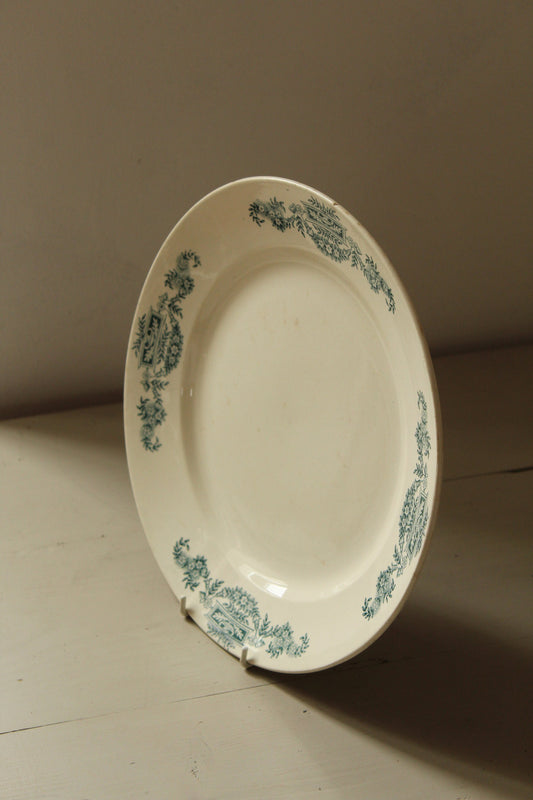 Antique Longchamp Ironstone plate
