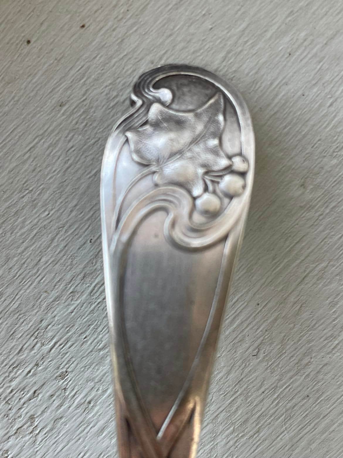 Silver plated icing sugar spoon