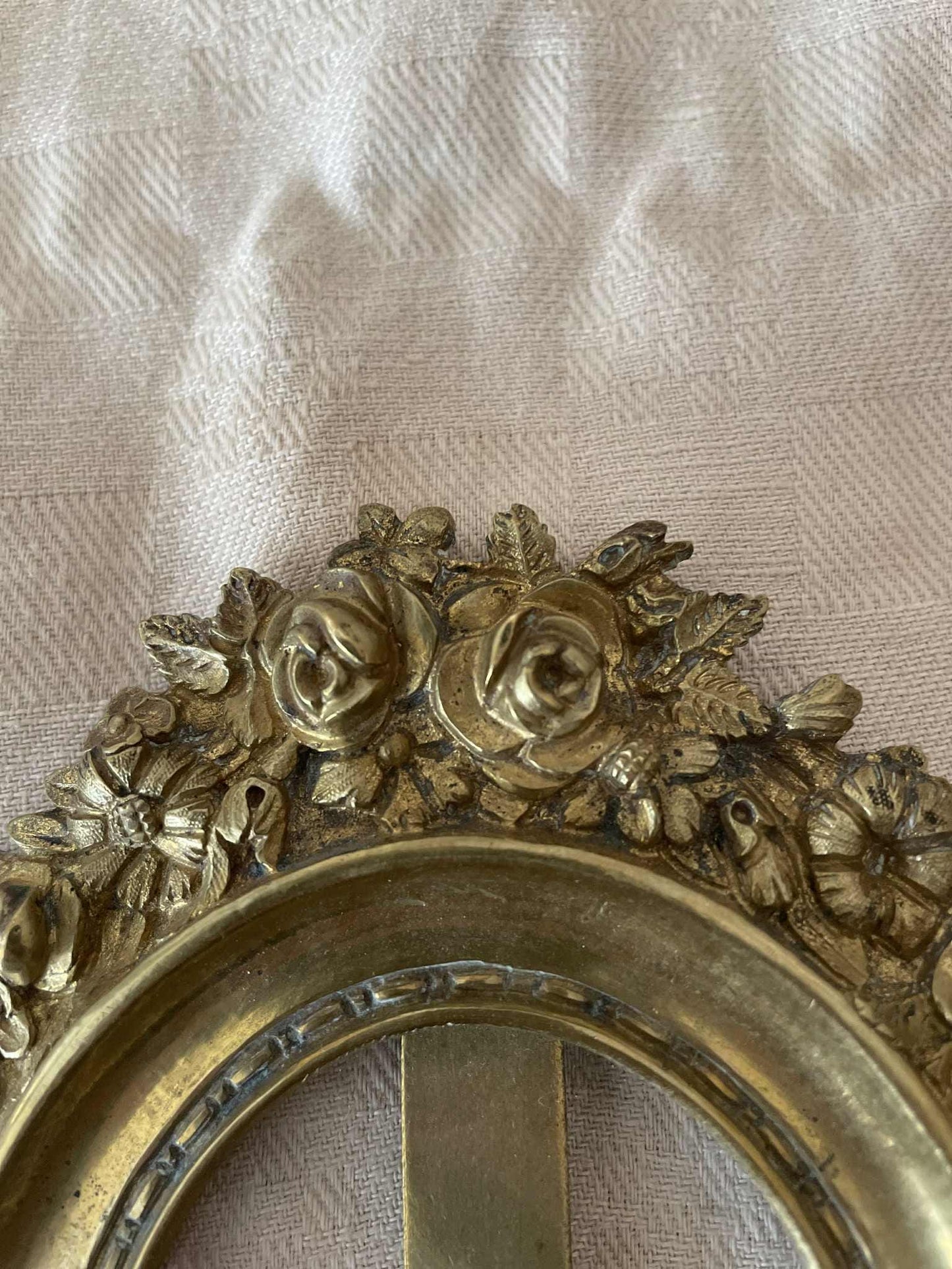 19th Century Napoleon 111 gilt bronze frame