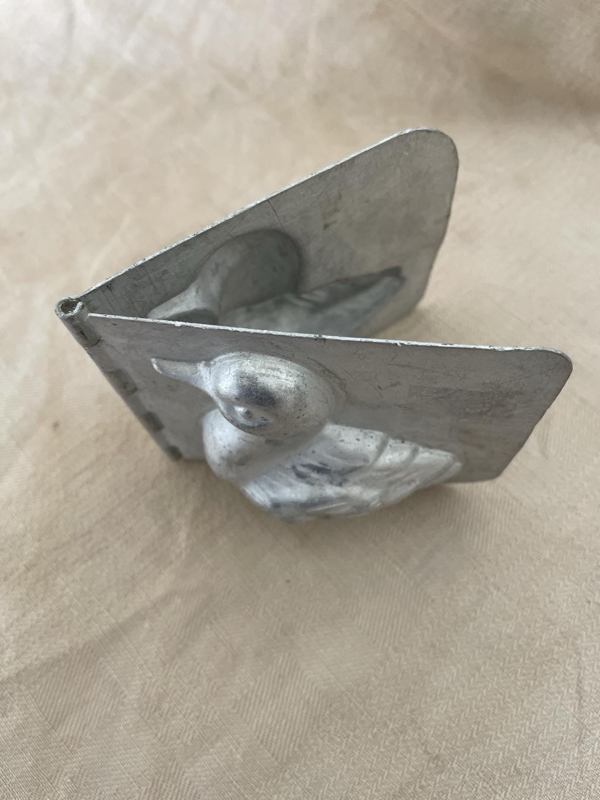 Hinged Aluminium chocolate mould  - duck