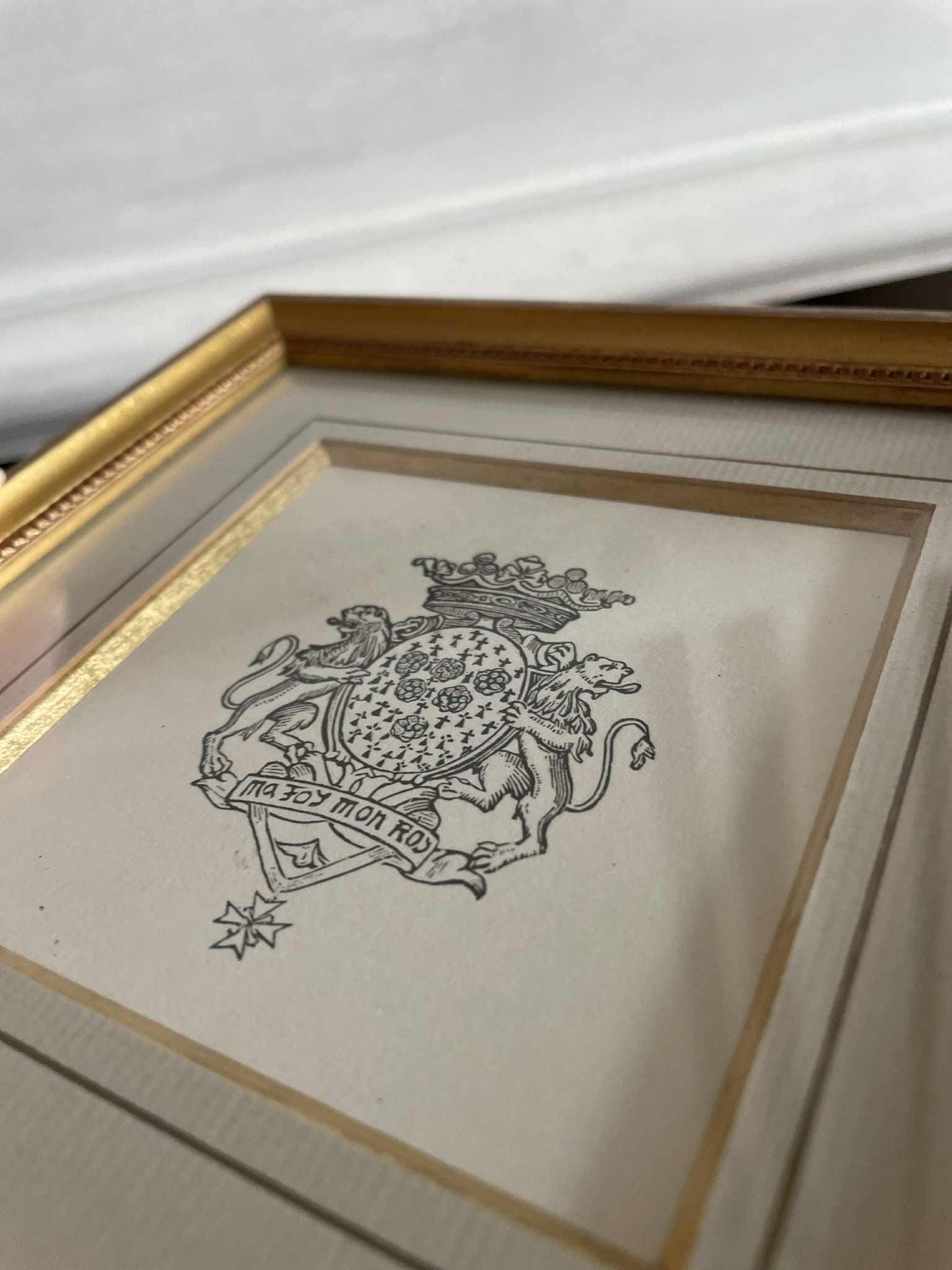 Framed print "Ma Foi, Mon Roy"